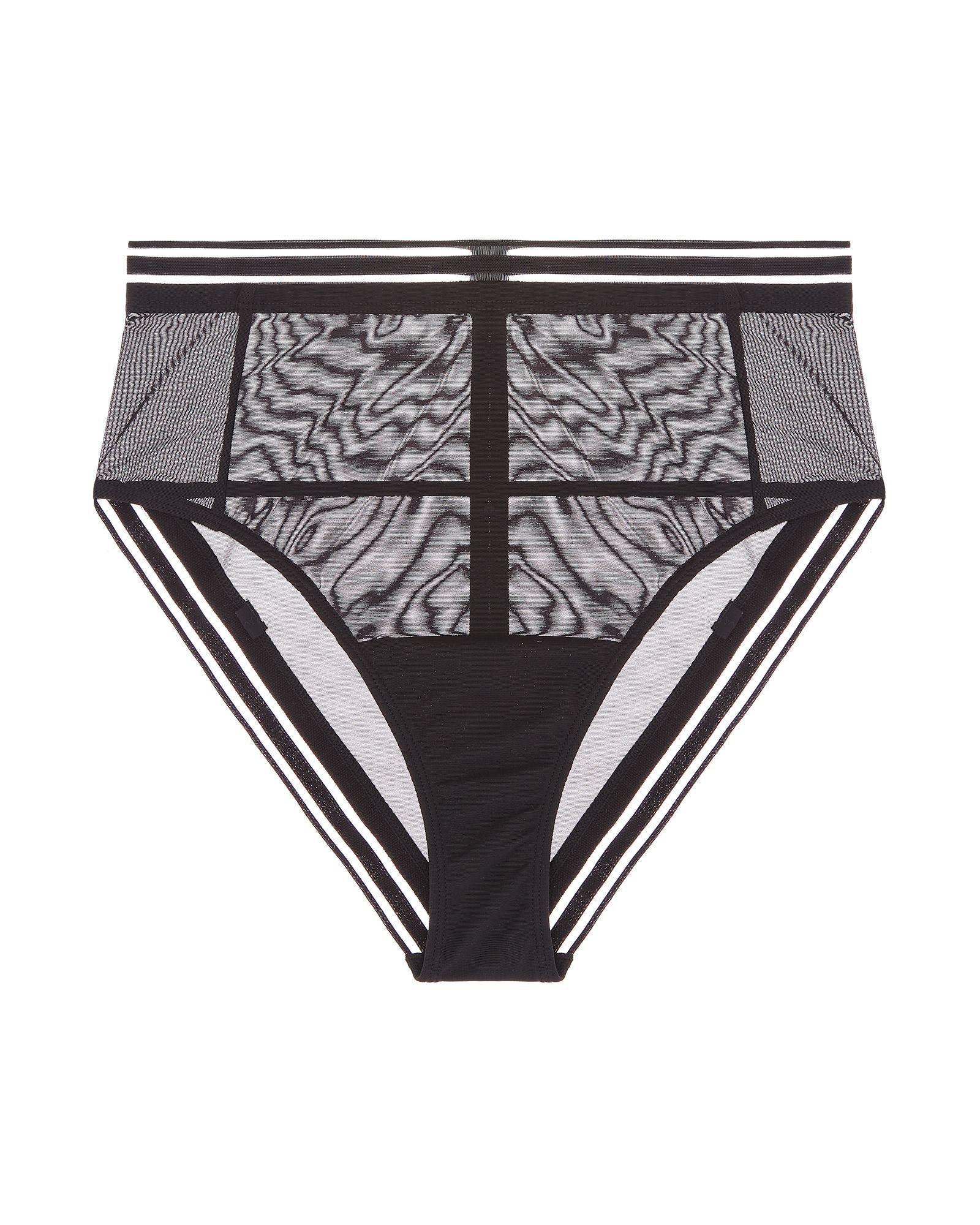 Opaak Essence Paloma High Waisted Brief in black