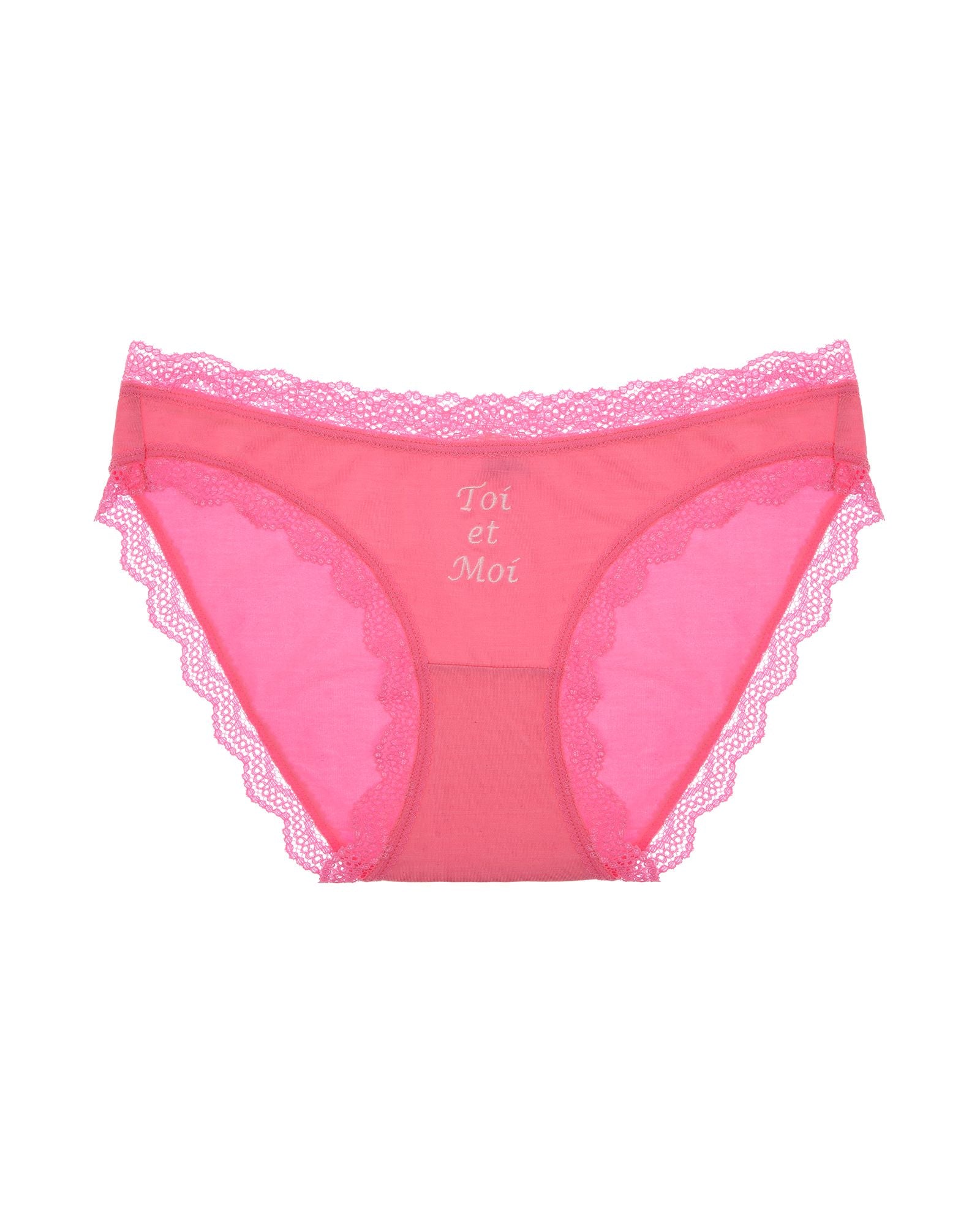 Stripe + Stare Toi Et Moi French Knicker in pink