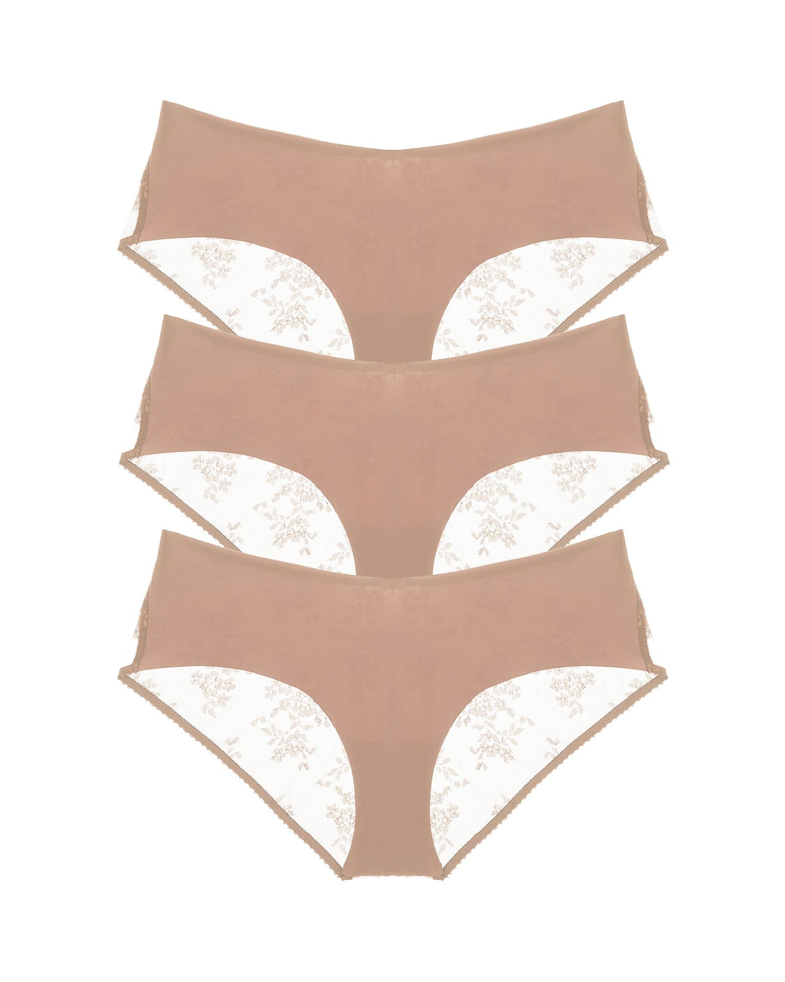 Journelle Romy Jolie Hipster 3 Pack in beige