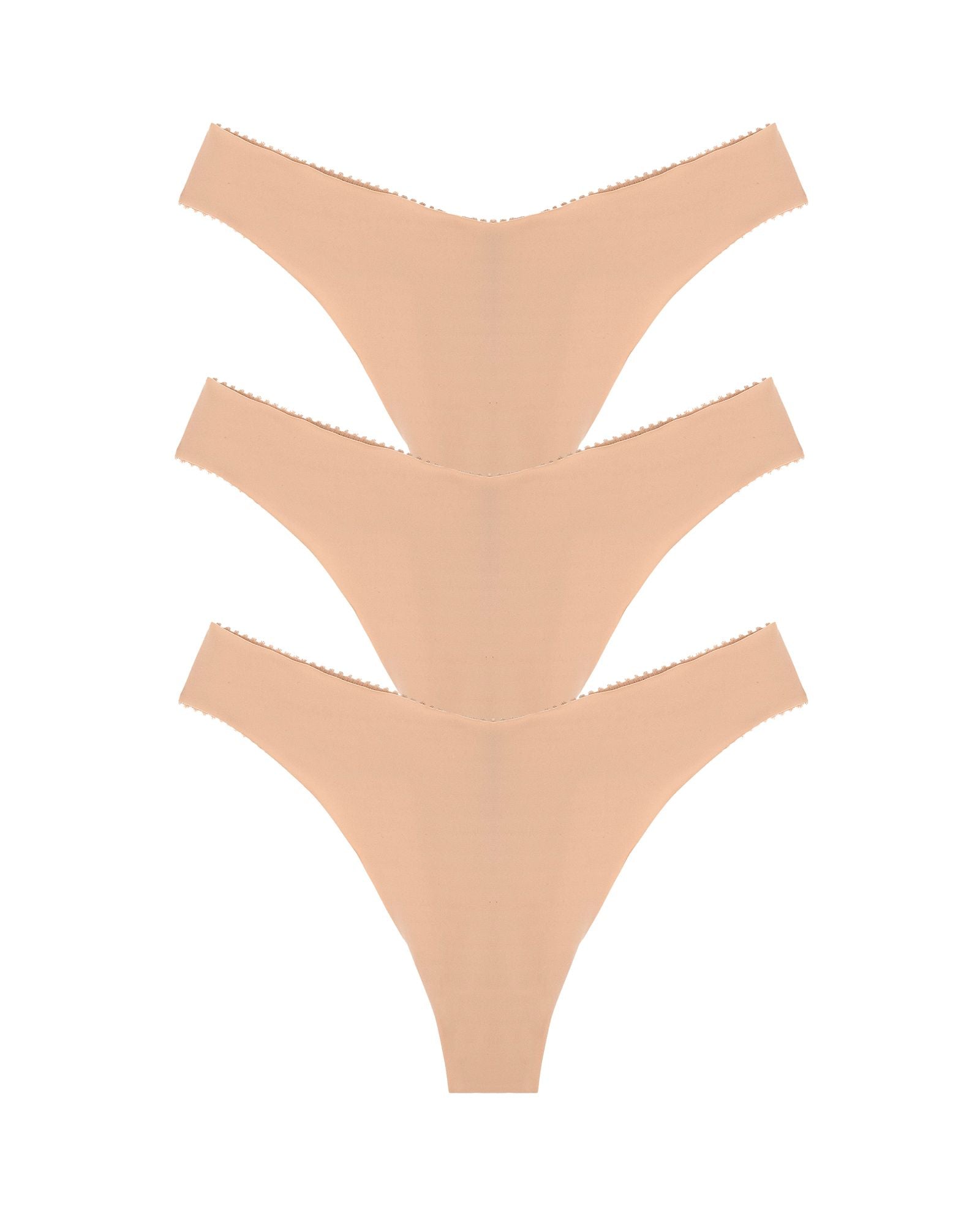 Journelle Romy Jolie Thong 3 Pack in beige