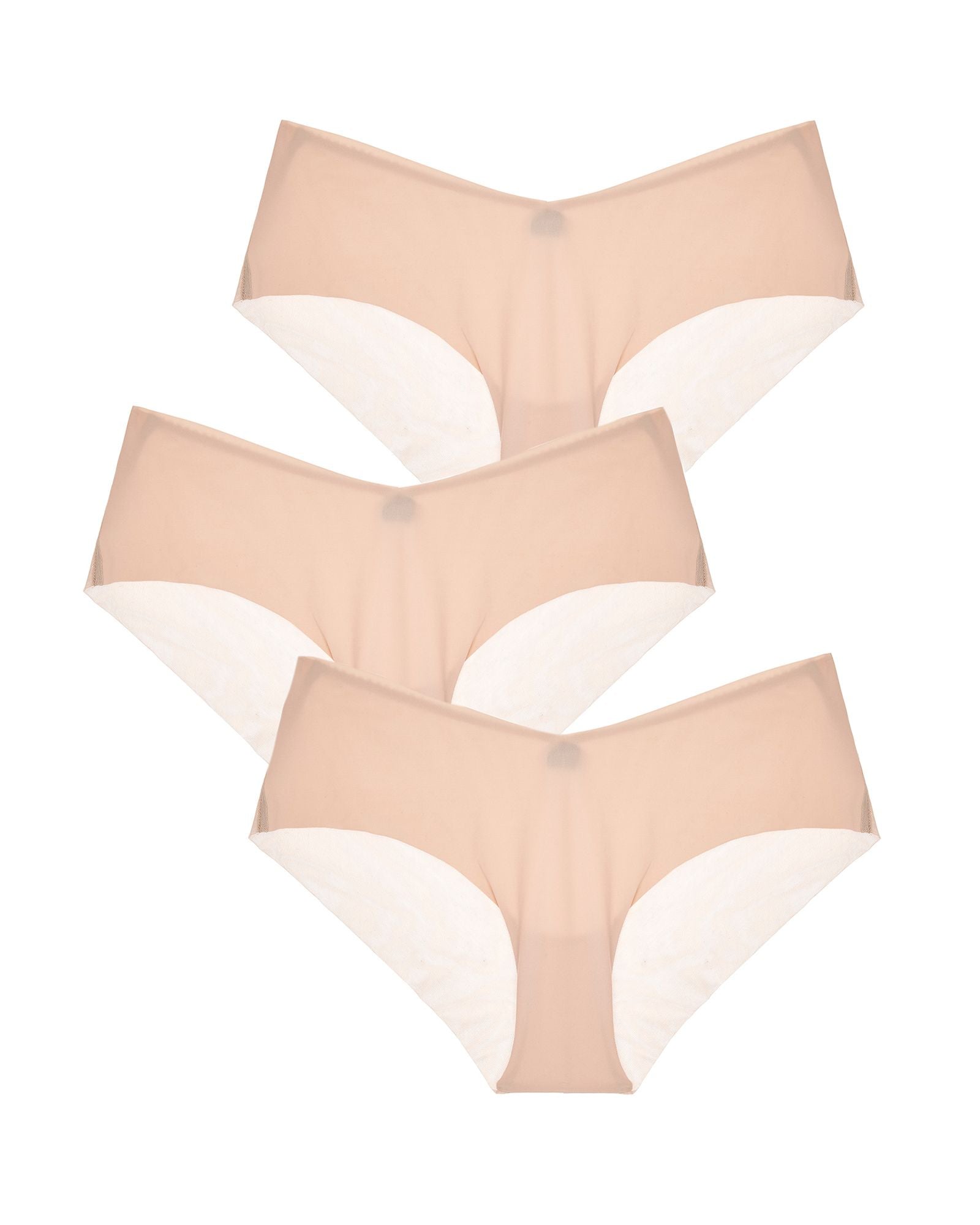 Journelle Victoire Jolie Hipster 3 Pack in beige