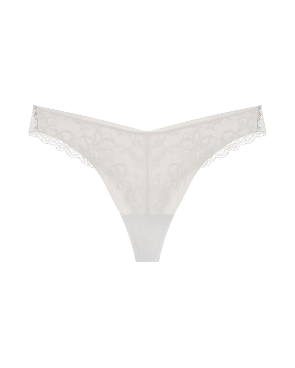 Journelle Estelle Cotton Thong in white