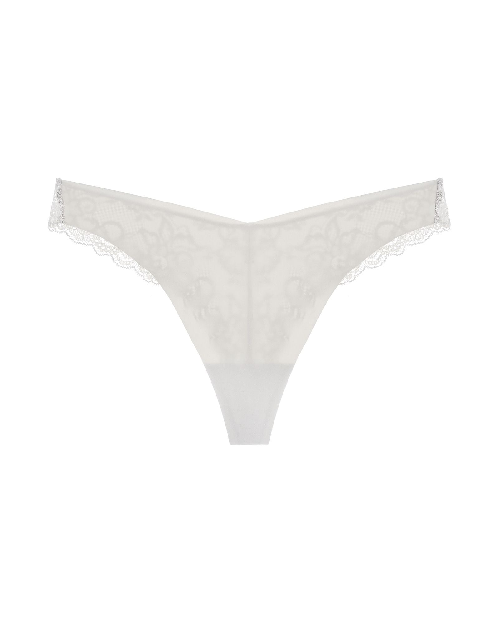 Journelle Estelle Cotton Thong in white