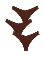 Estelle Cotton Thong 3 Pack