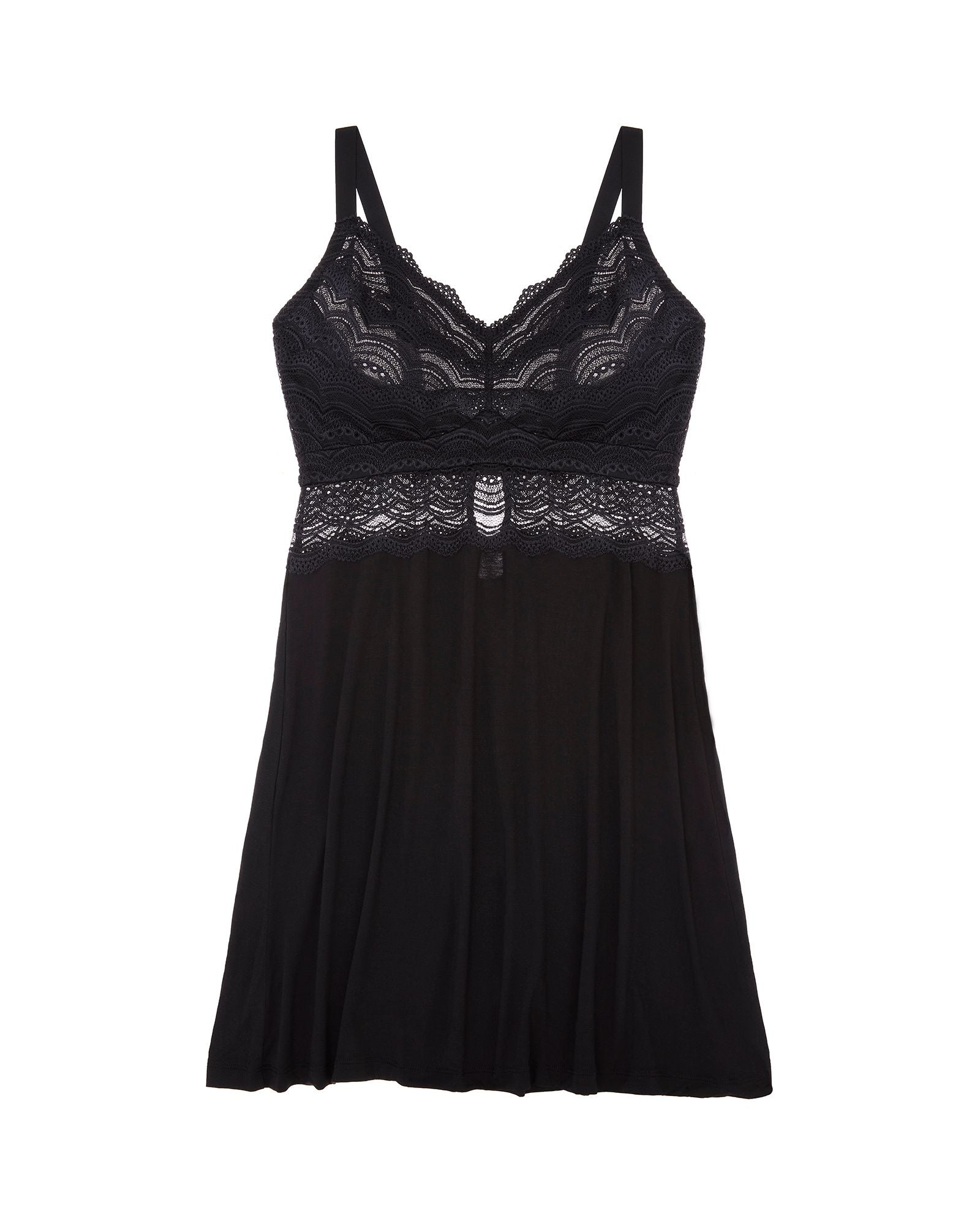 Cosabella Ceylon Curvy Classic Babydoll in black