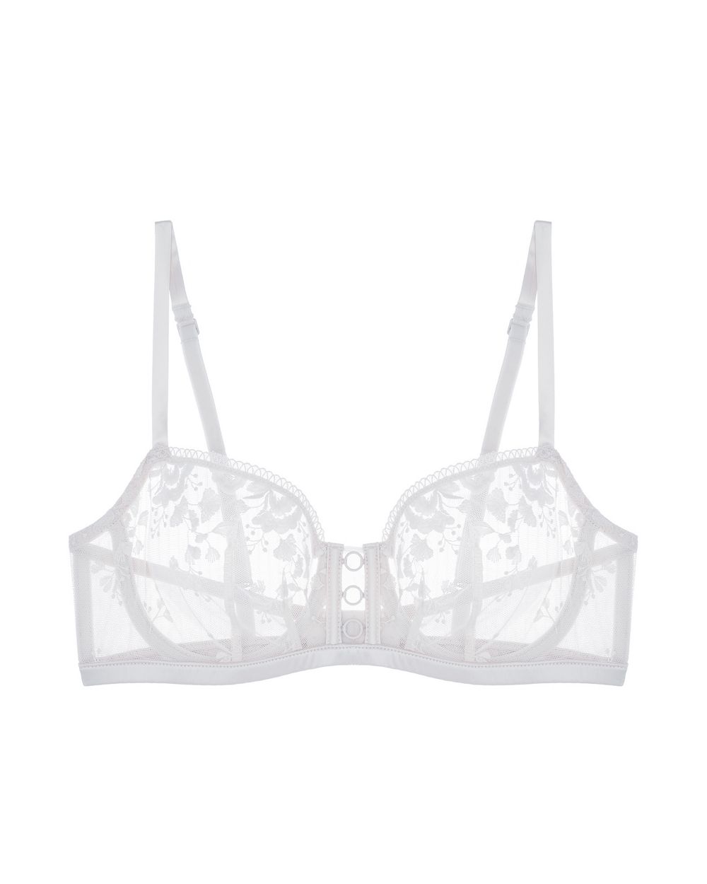 Simone Perele Orphee Half Cup Bra in white