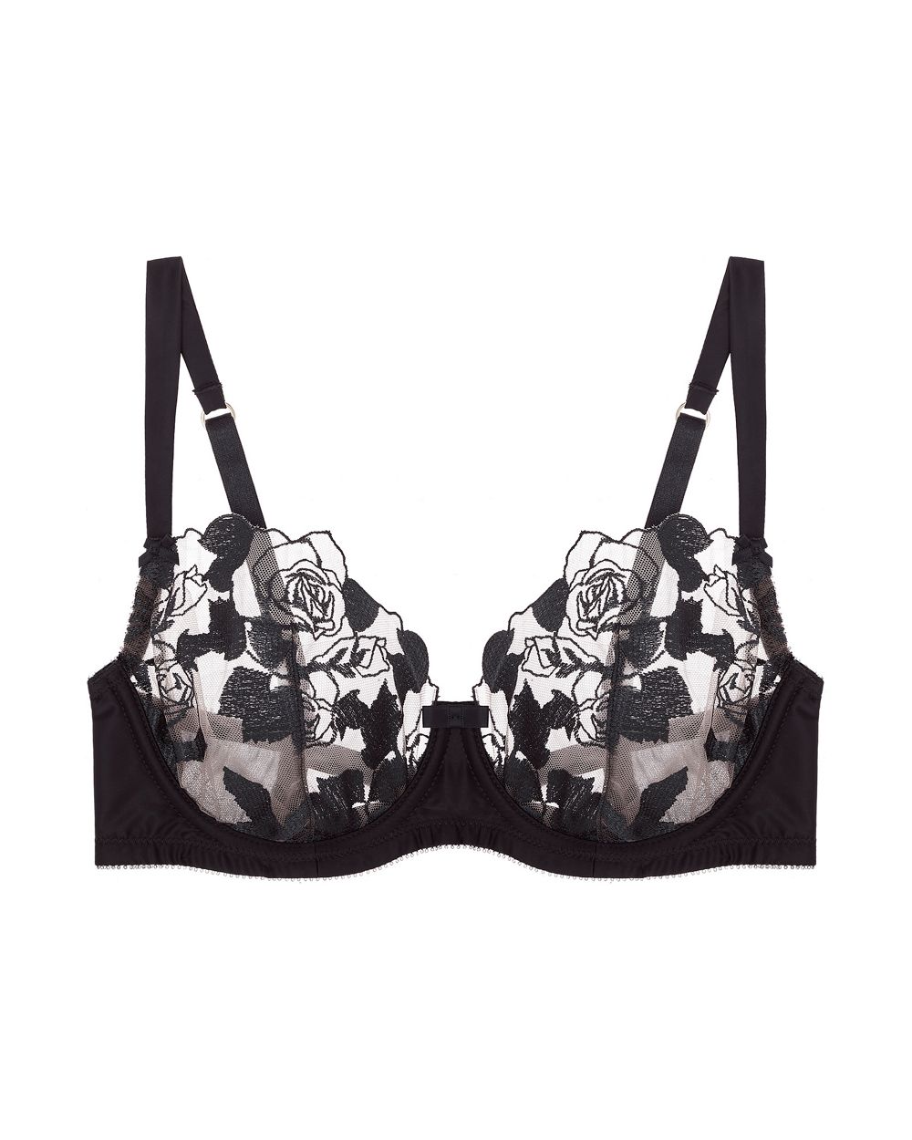 Dita Von Teese Rosabelle Non Padded Bra in black