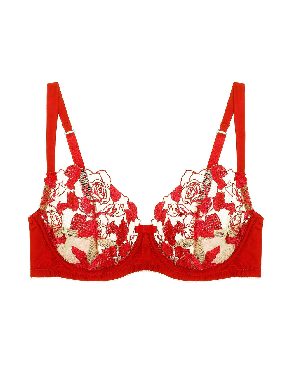 Dita Von Teese Rosabelle Non Padded Bra in red