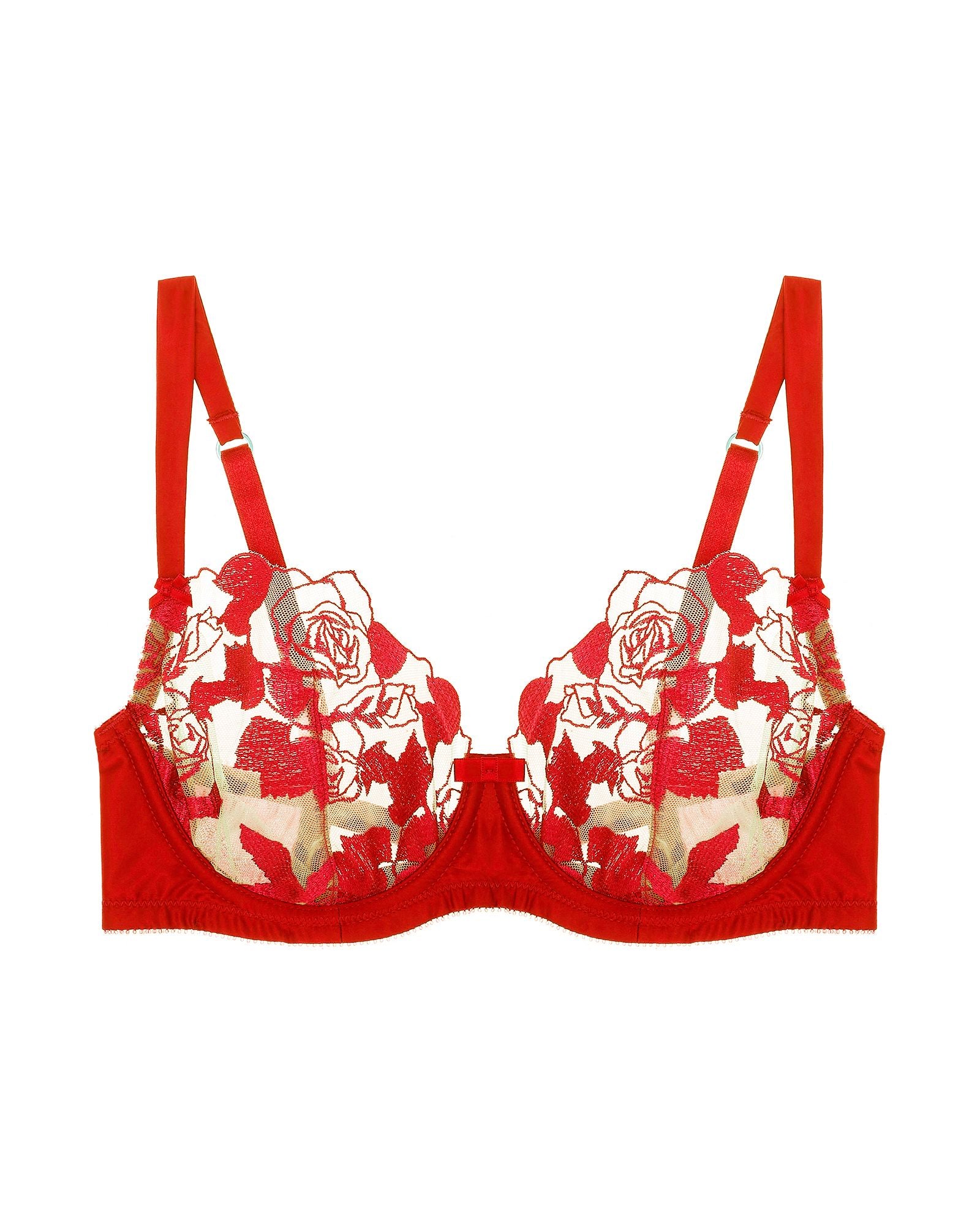 Dita Von Teese Rosabelle Non Padded Bra in red