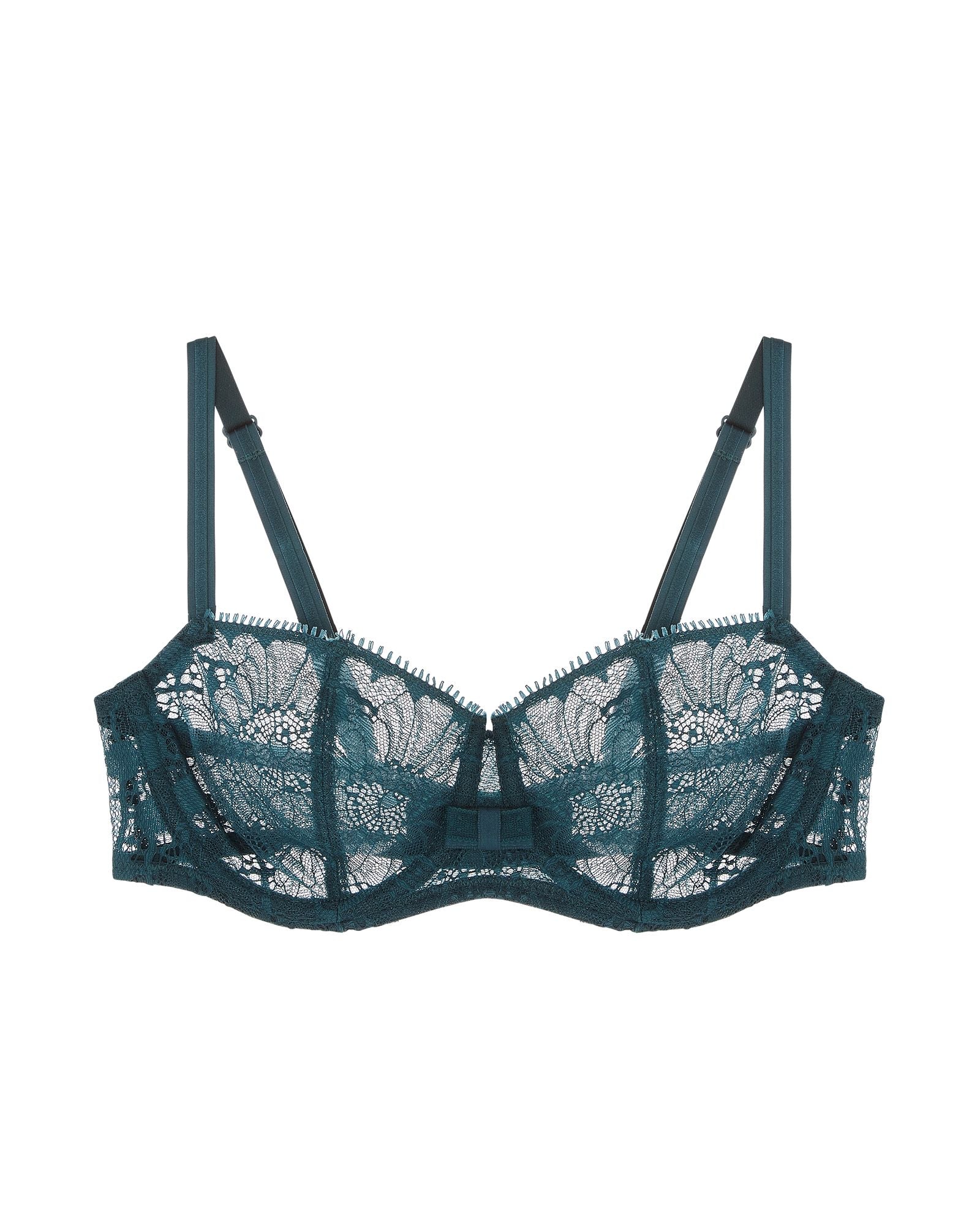 Chantelle Day to Night Lace Unlined Demi in green