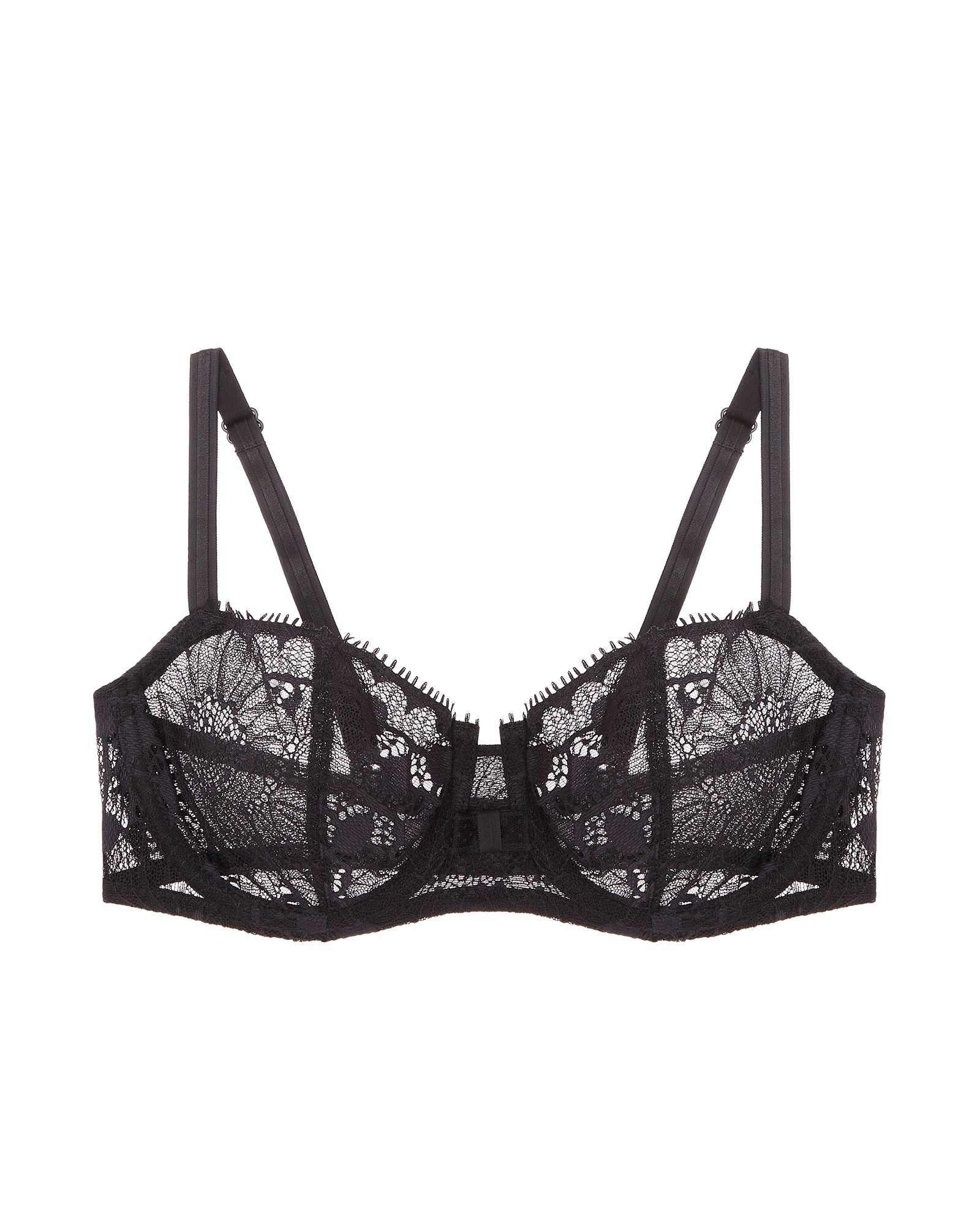 Chantelle Day to Night Lace Unlined Demi in black