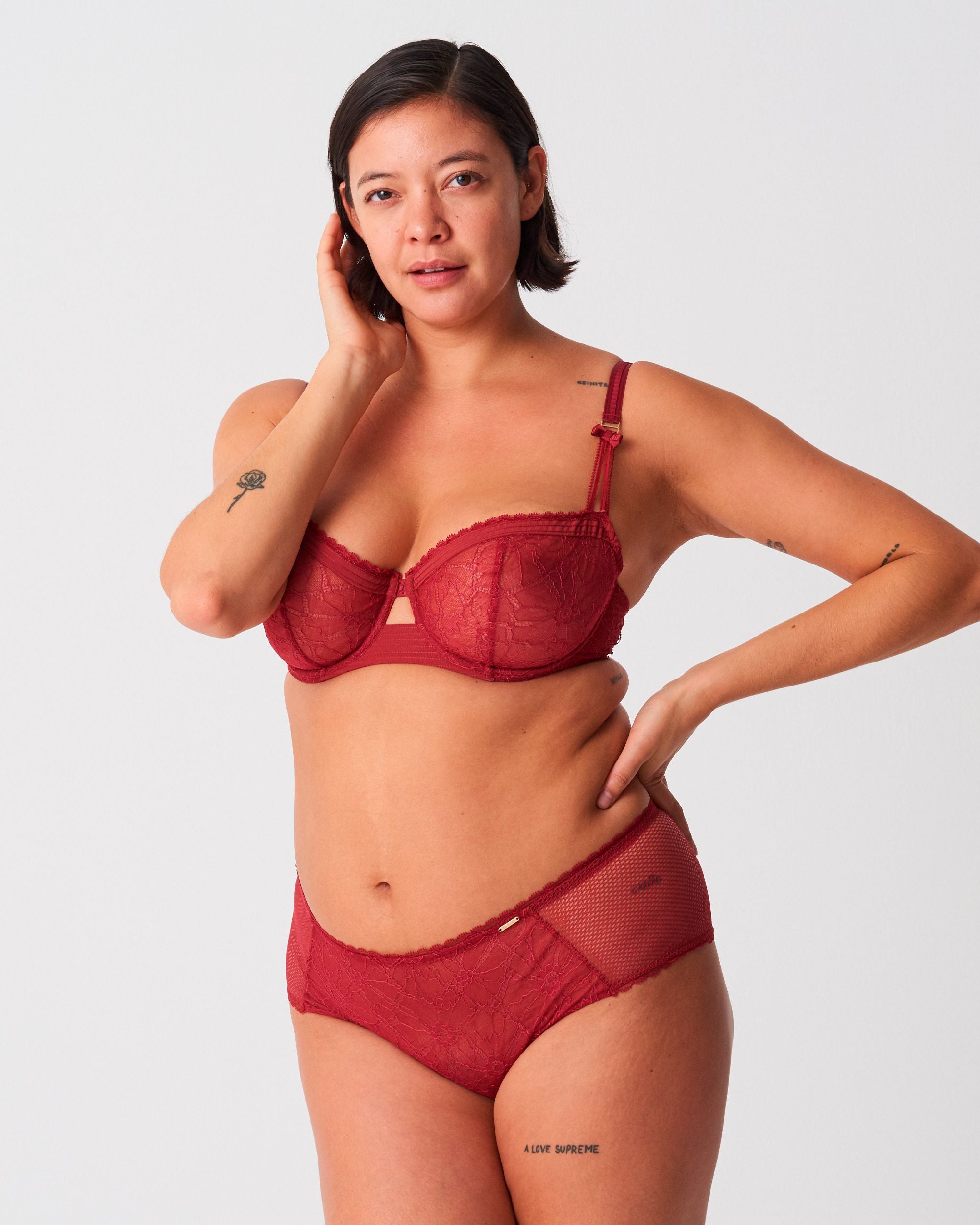 Chantelle Tailor Hipster in red