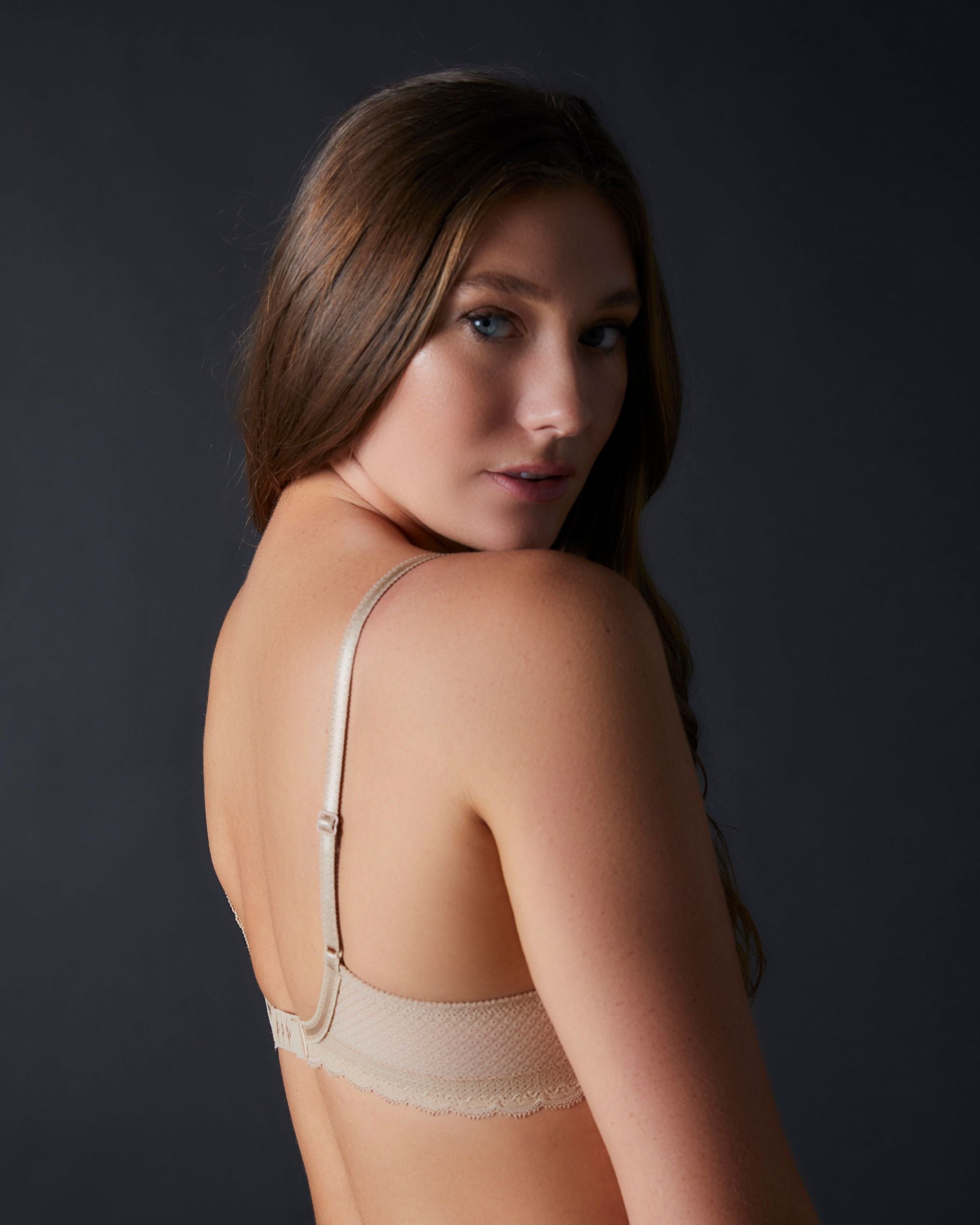 Chantelle Parisian Allure 3/4 Spacer Bra in beige