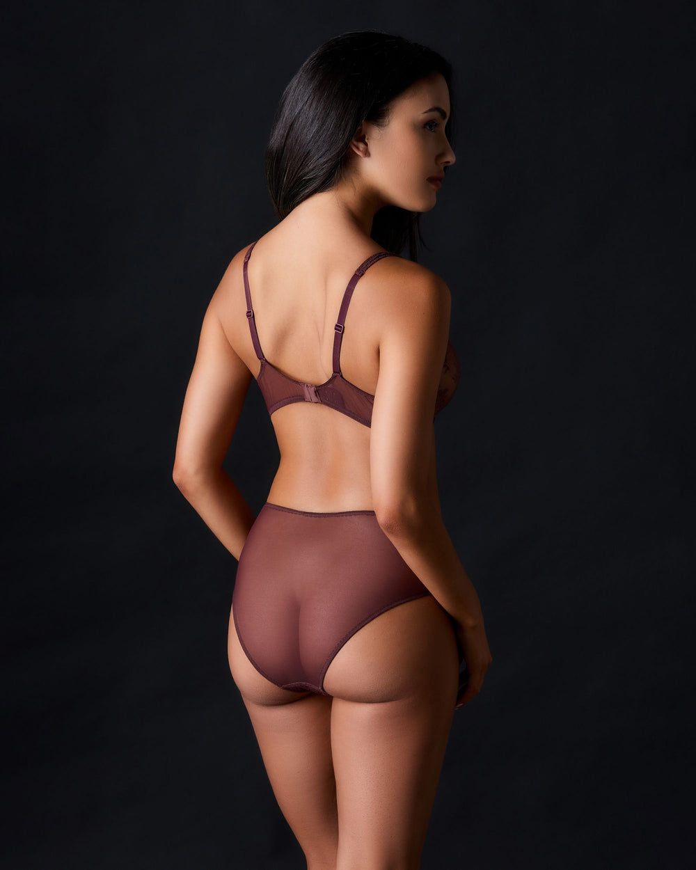Journelle Romy High Waist Brief in brown