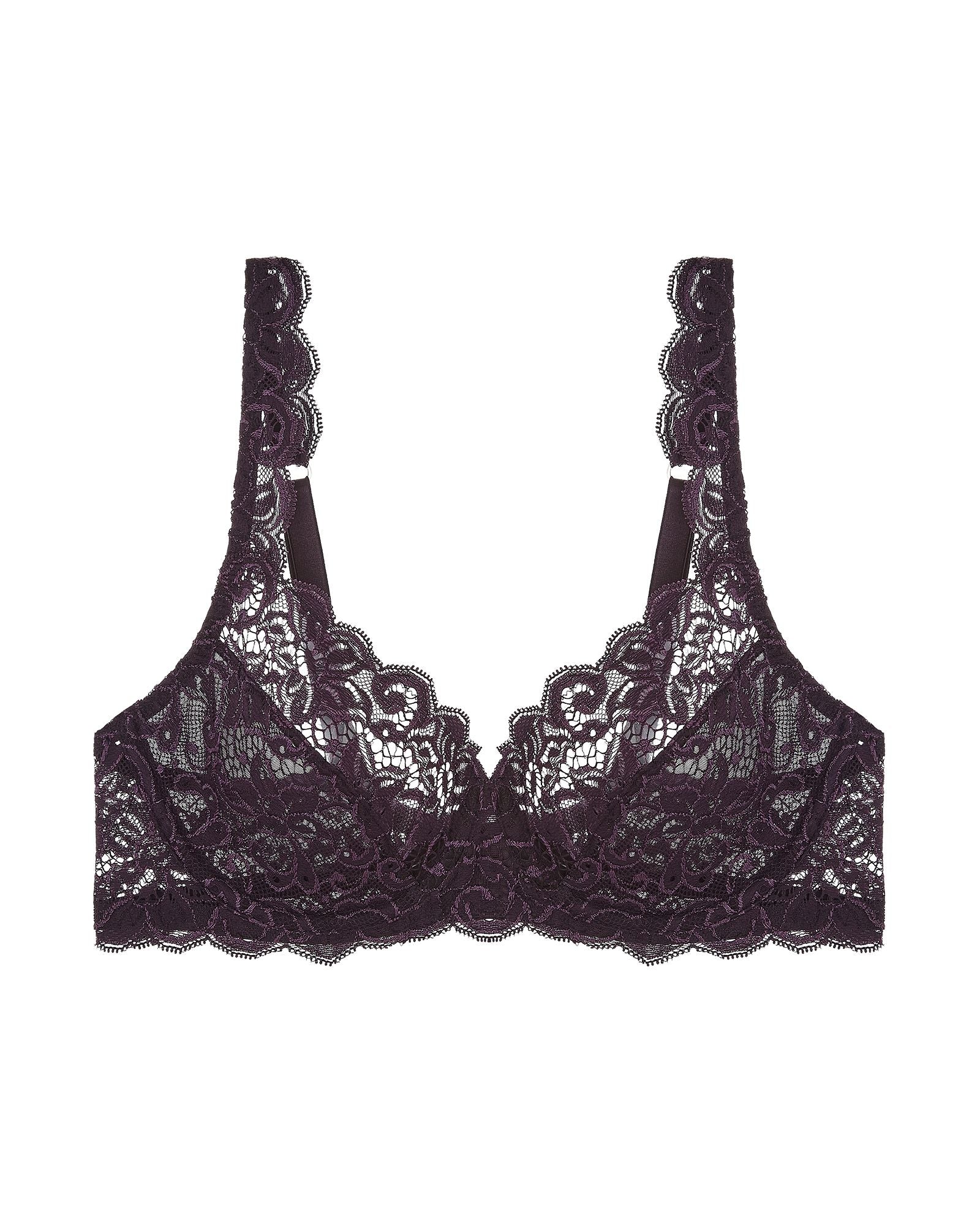 Hanro Luxury Moments Underwire Bra in purple