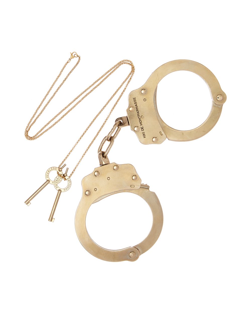 Kiki de Montparnasse Gold Handcuffs in metallics
