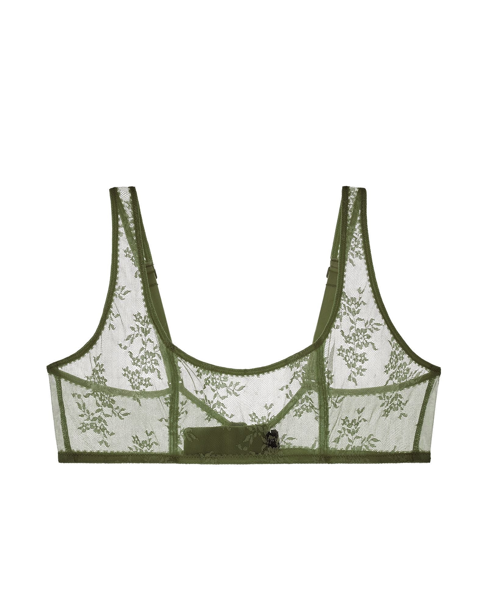 Journelle Romy Scoop Bralette in green
