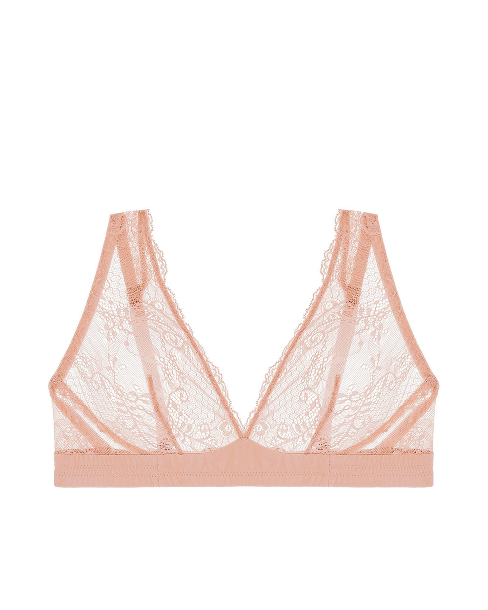 Journelle Sapna Plunge Bralette in pink