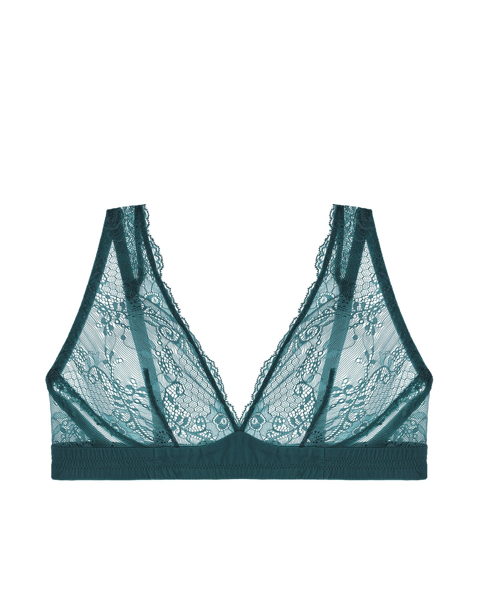 Journelle Sapna Plunge Bralette in green