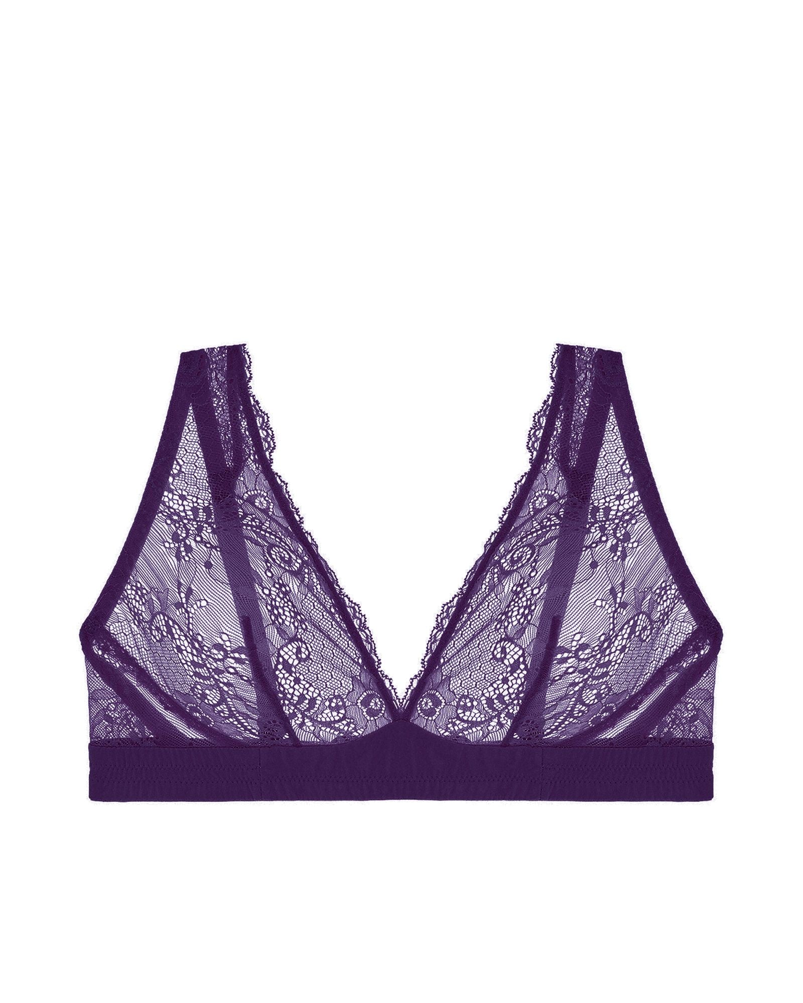 Journelle Sapna Plunge Bralette in purple