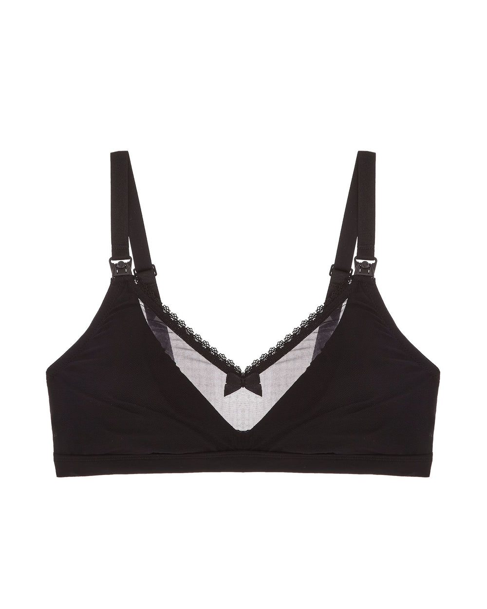 Journelle Victoire Maternity Wireless Bra in black