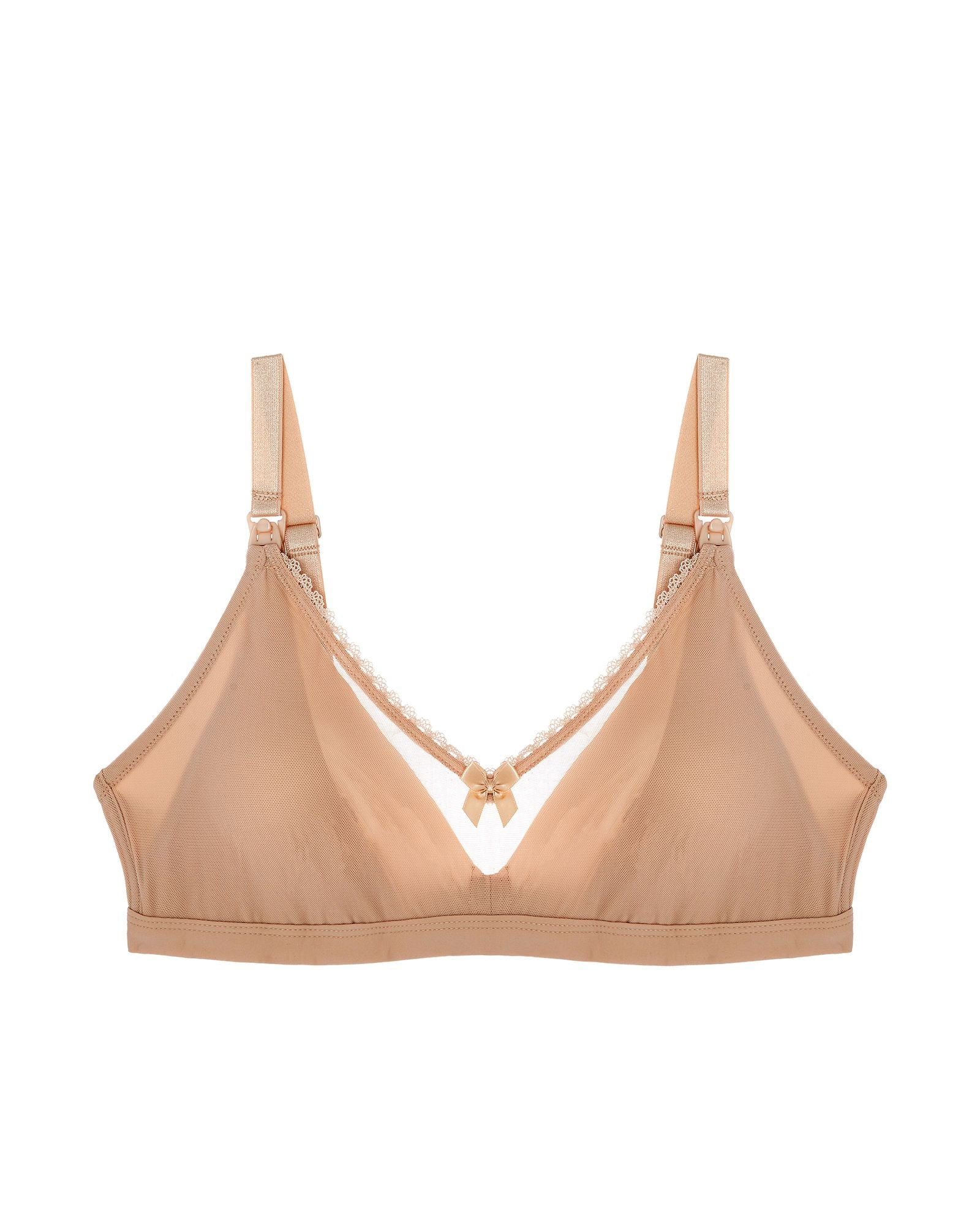 Journelle Victoire Maternity Wireless Bra in beige