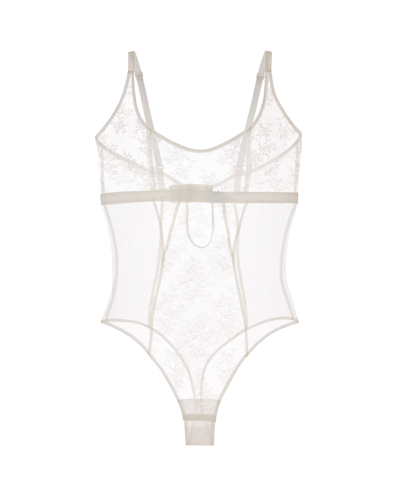 Journelle Romy Bodysuit in white