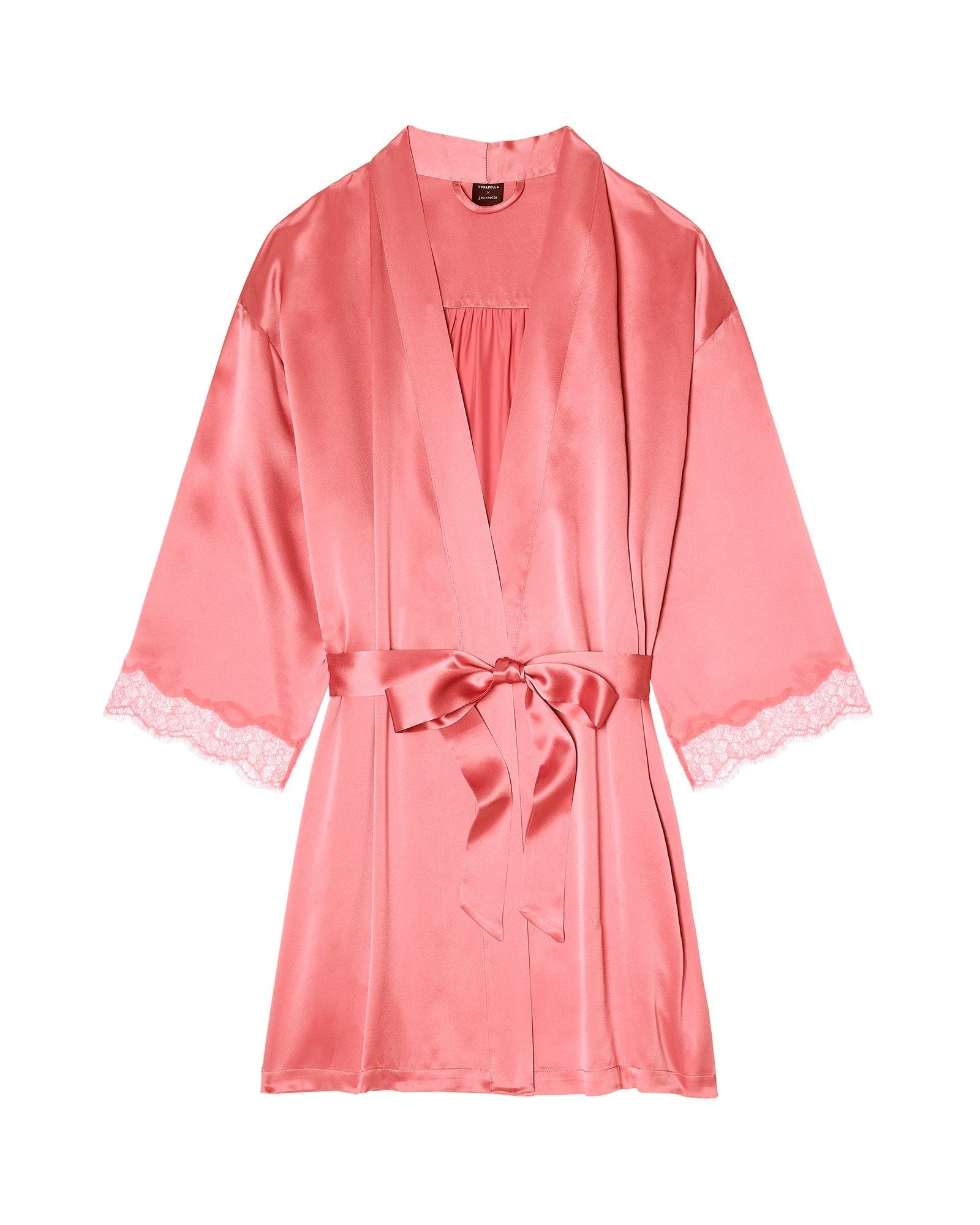 Cosabella Cosabella x Journelle Charlotte Short Robe in pink