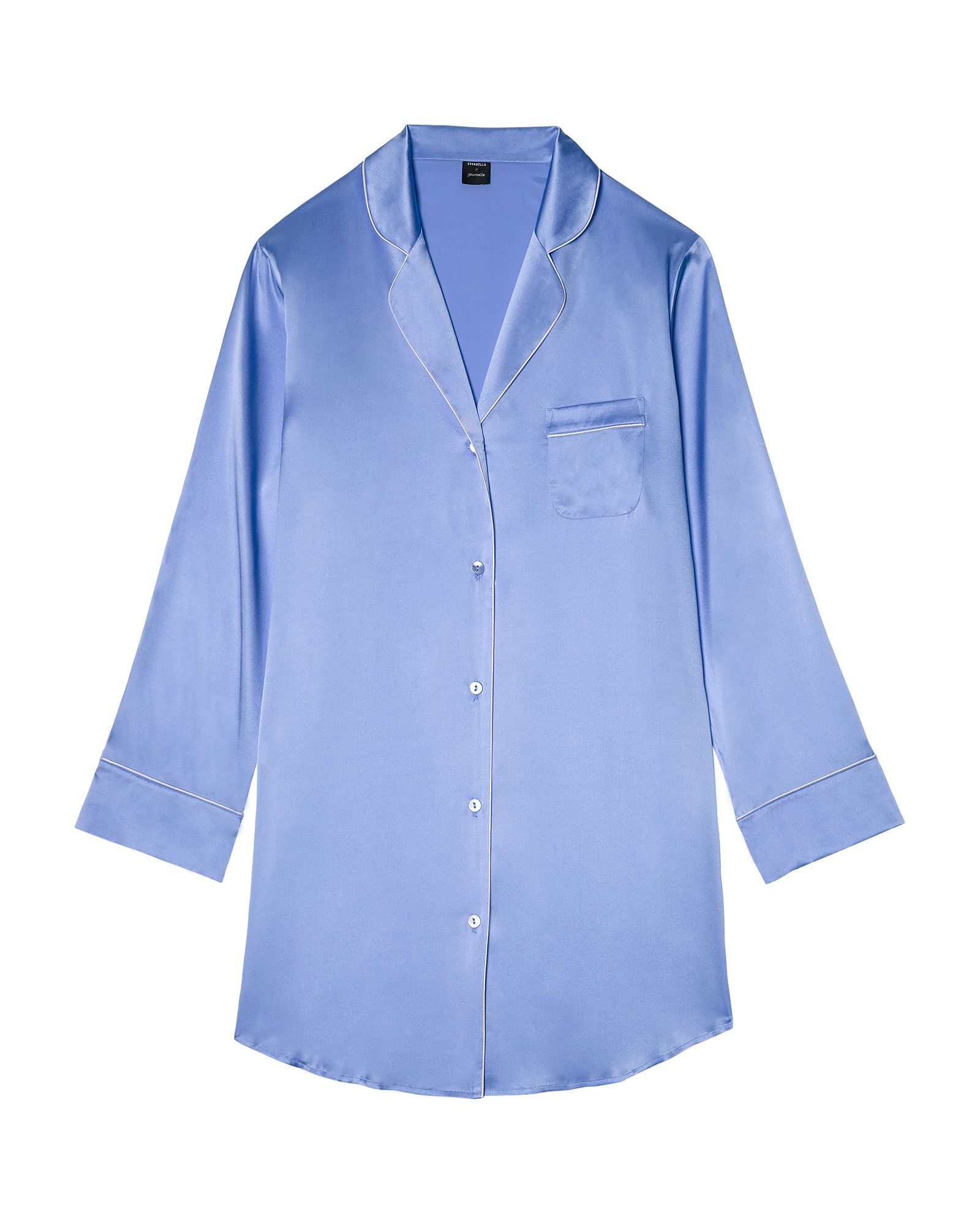 Cosabella Cosabella x Journelle Bette Sleepshirt in blue
