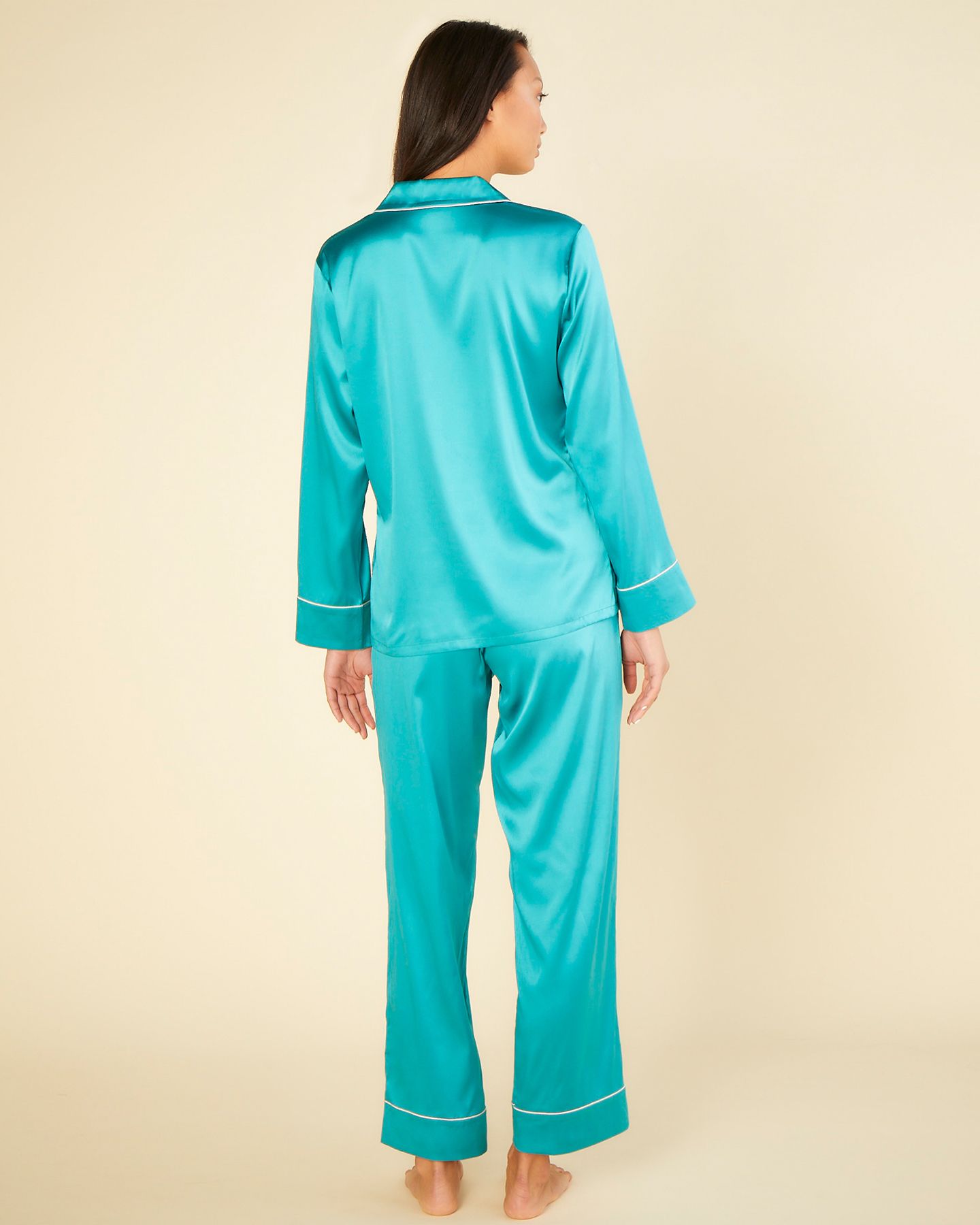 Cosabella Cosabella x Journelle Marlene Pajama Set in green