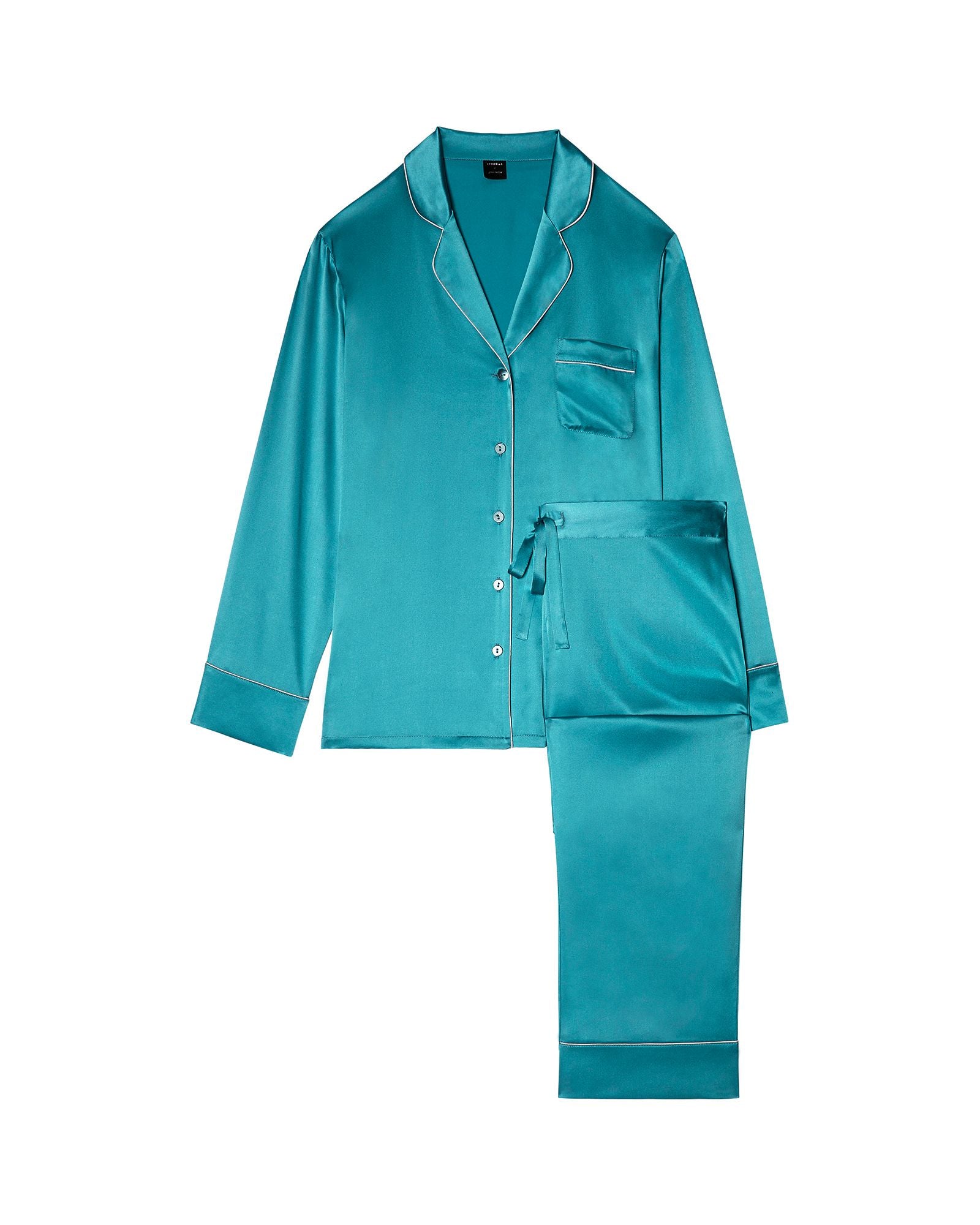 Cosabella Cosabella x Journelle Marlene Pajama Set in green