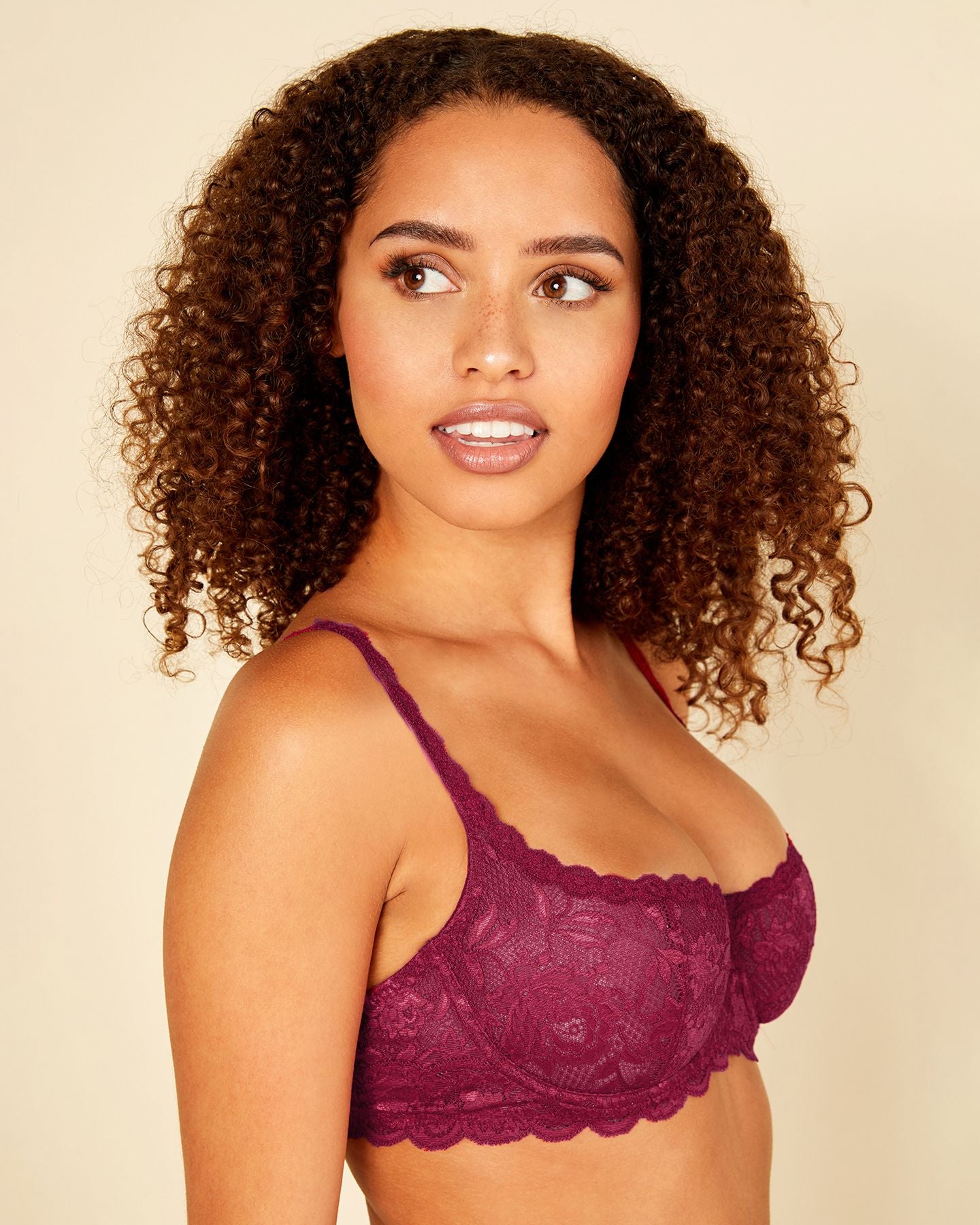 Cosabella Never Say Never Balconette Bra in red