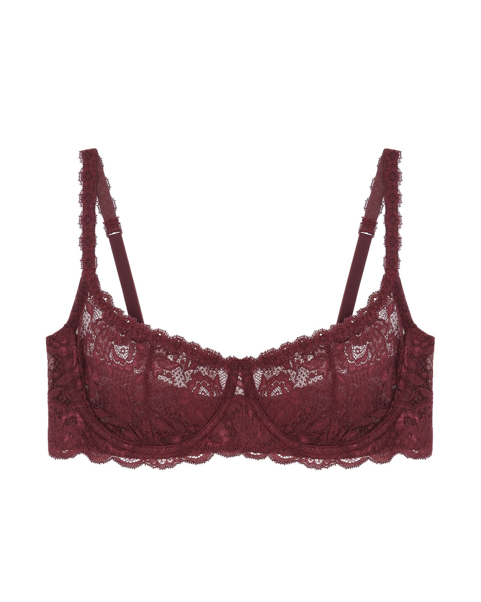 Cosabella Never Say Never Balconette Bra in red