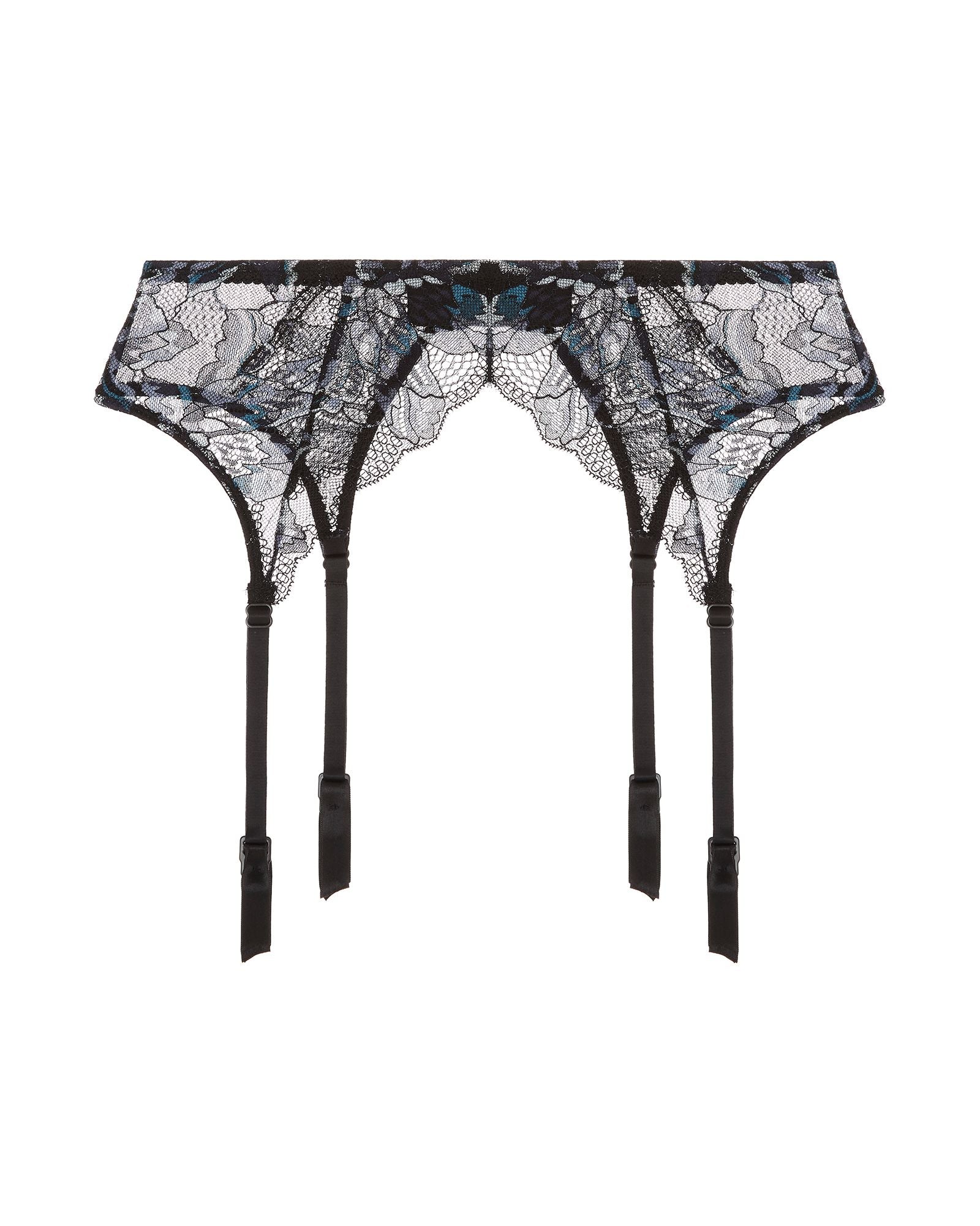Cosabella Paradiso Suspender Belt in blue