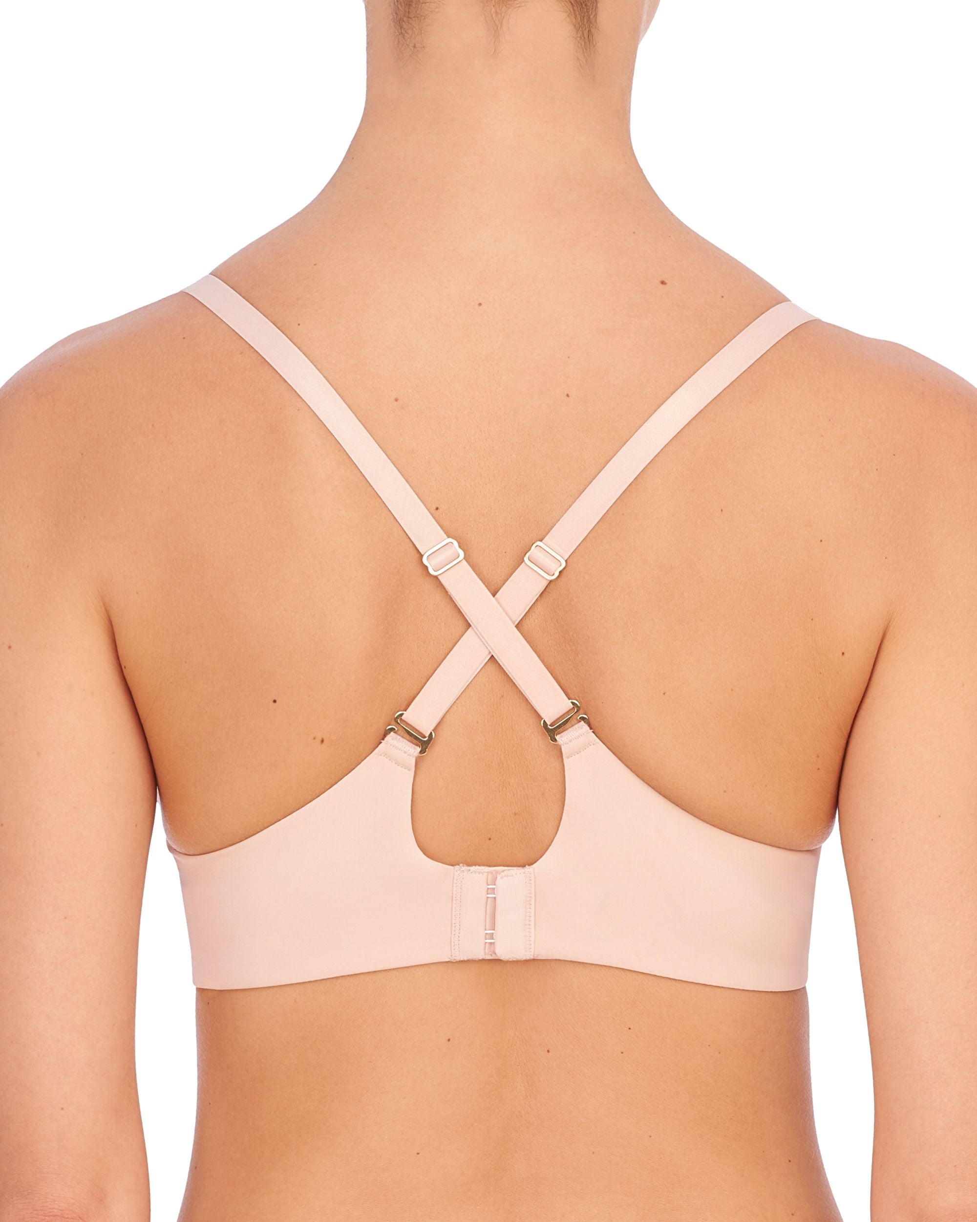 Natori Avail Full Figure Convertible Contour Underwire Bra in pink