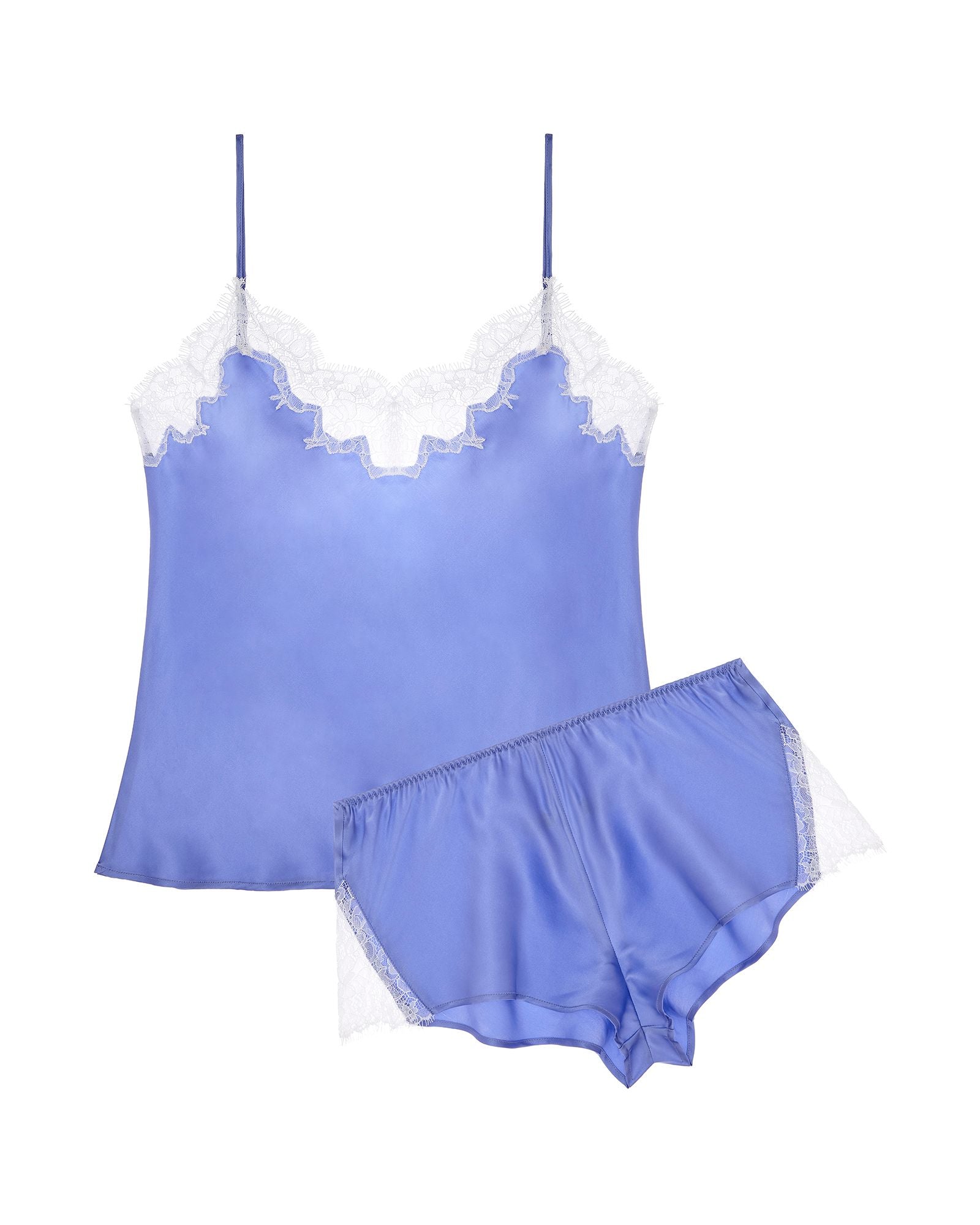 Cosabella Cosabella x Journelle Charlotte Cami & Tap Short Set in blue