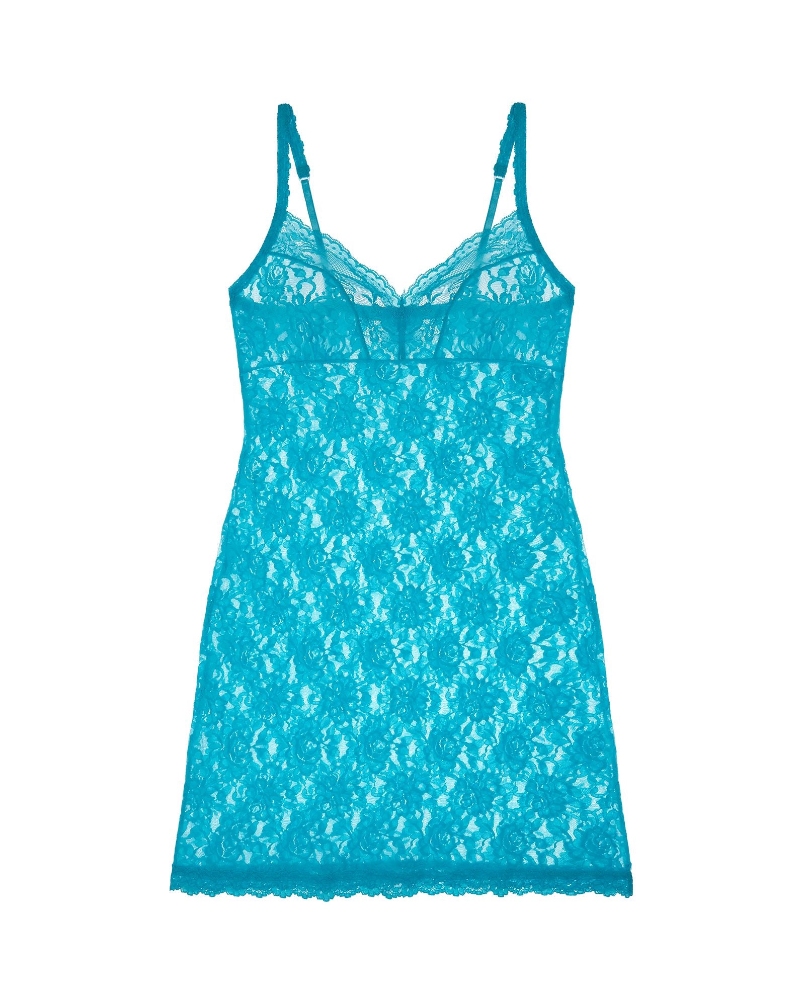 Hanky Panky Fitted Signature Lace Chemise in blue