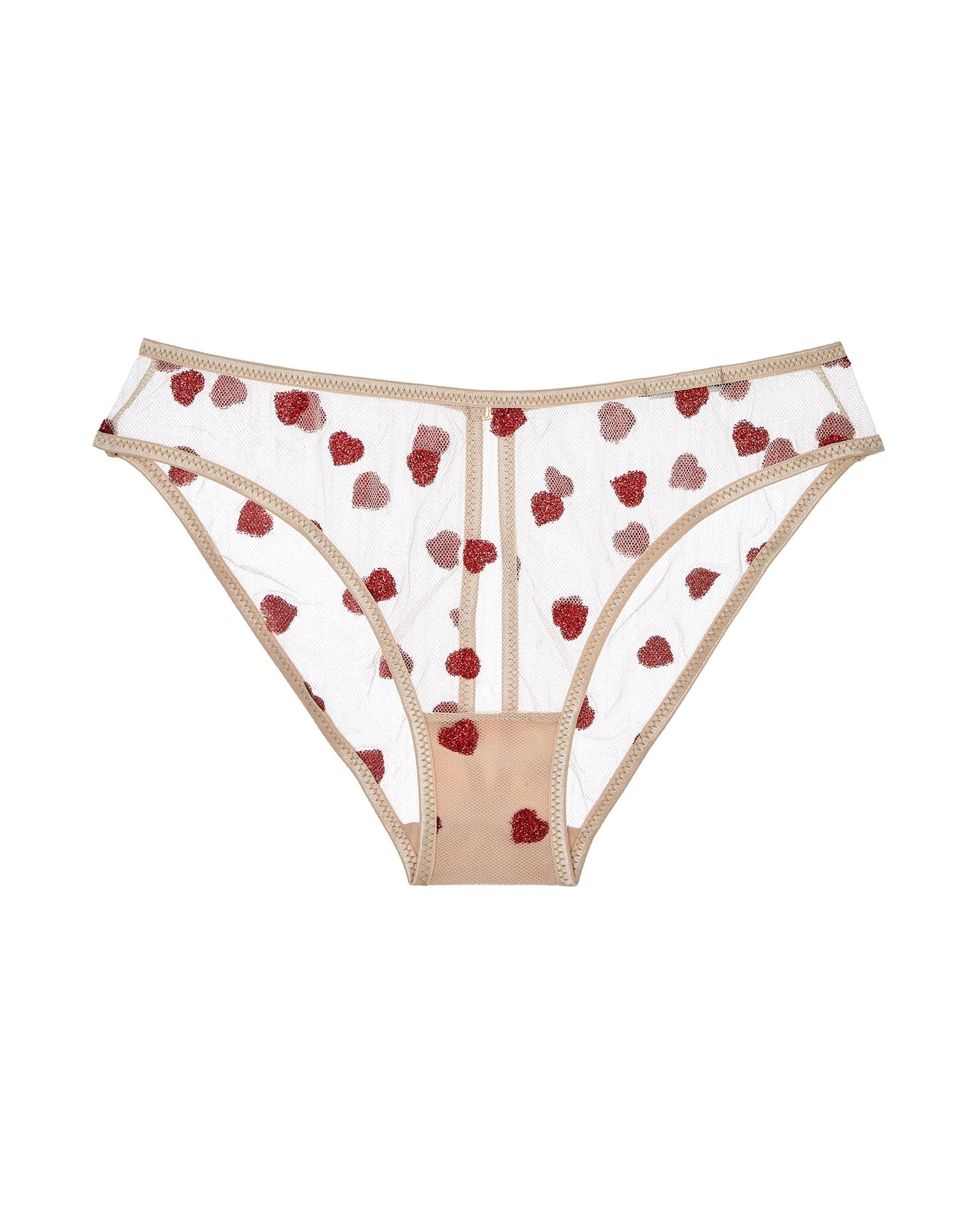 Le Petit Trou Iris Briefs in red