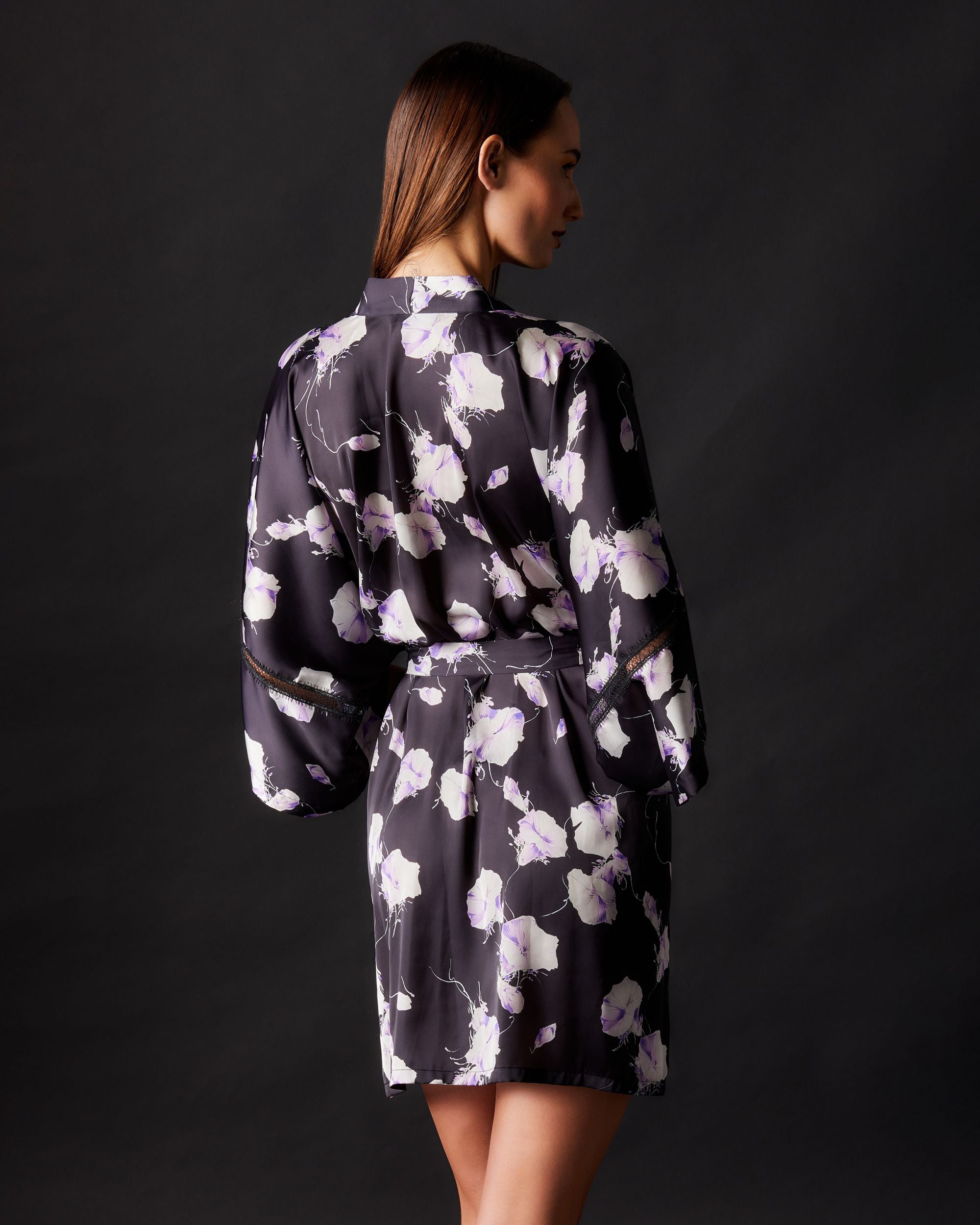 Samantha Chang Wellness Bella Kimono in purple