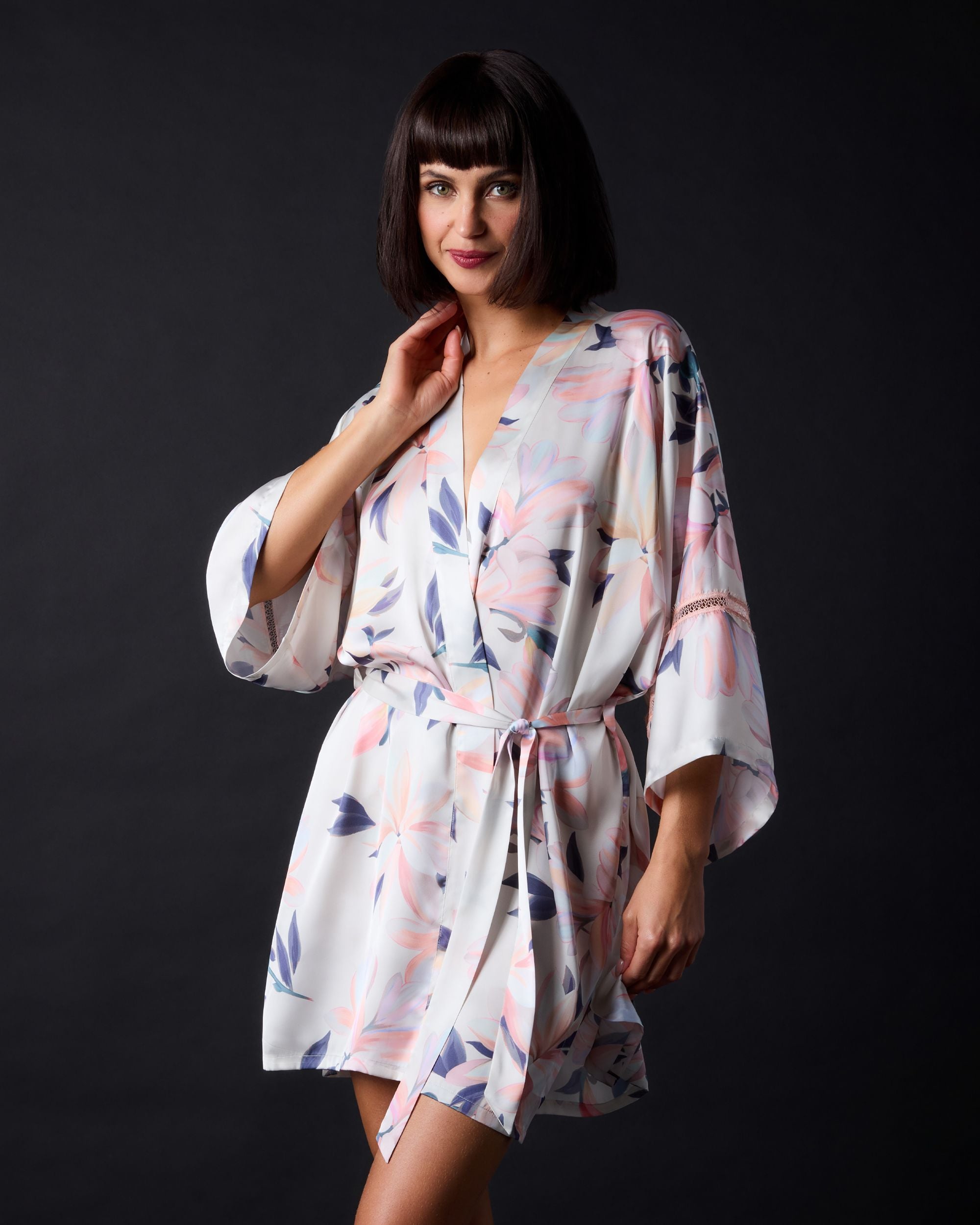 Samantha Chang Wellness Bella Kimono in blue