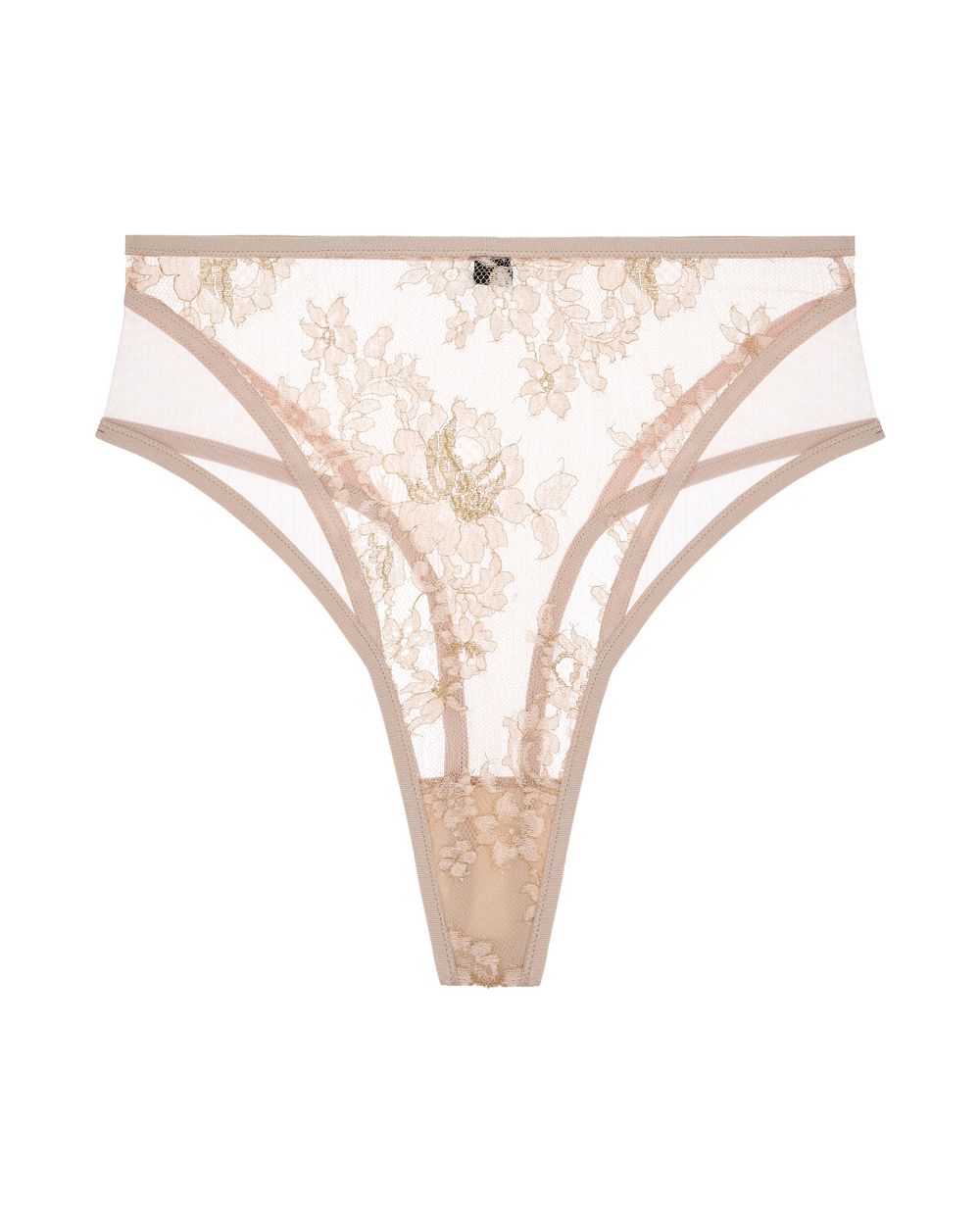 Taryn Winters Pomona High Waist Thong in beige