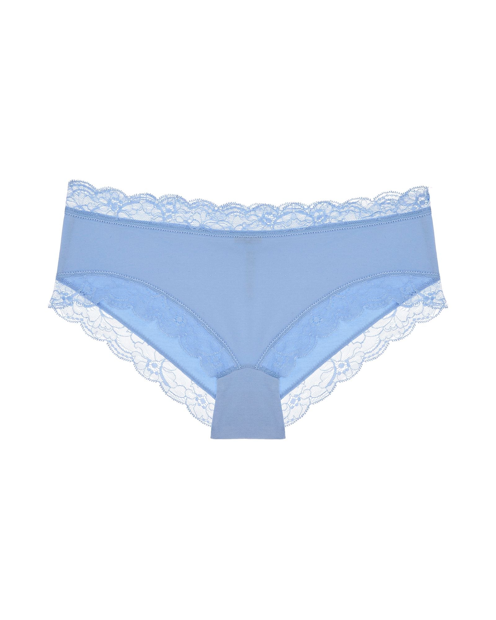 Hanro Cotton Lace Hipster in blue