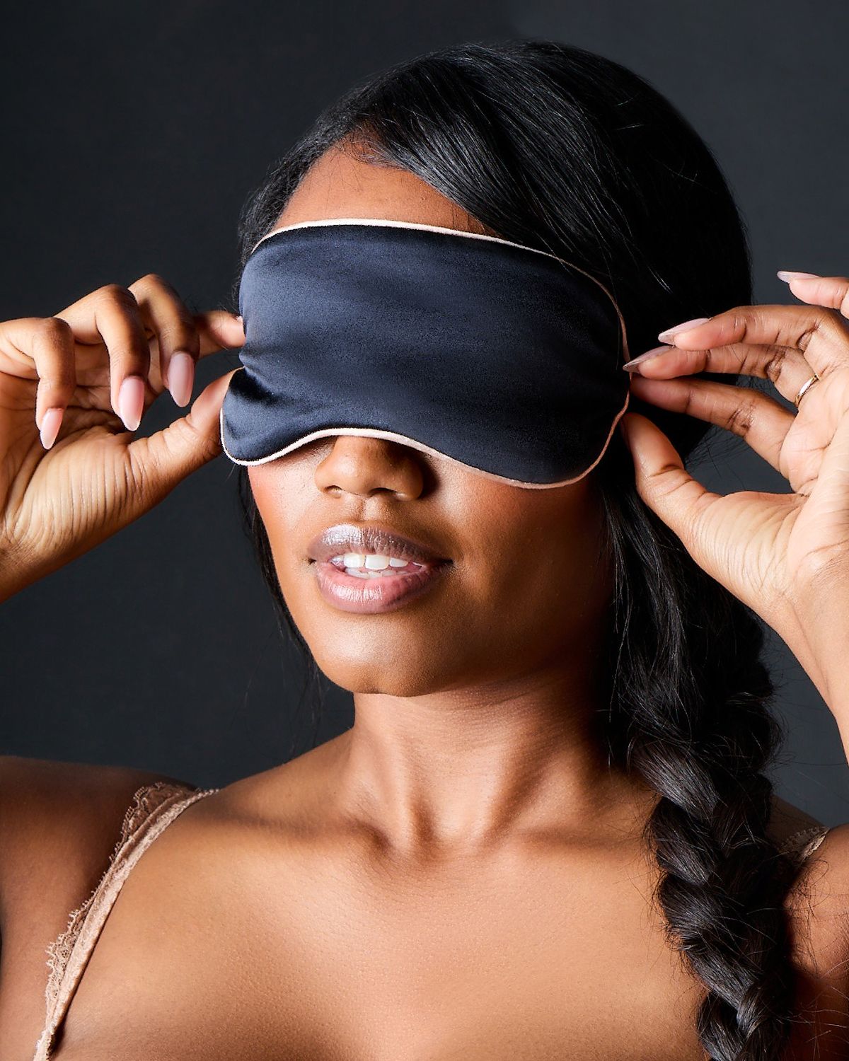 Journelle Sophia Sleep Mask in black