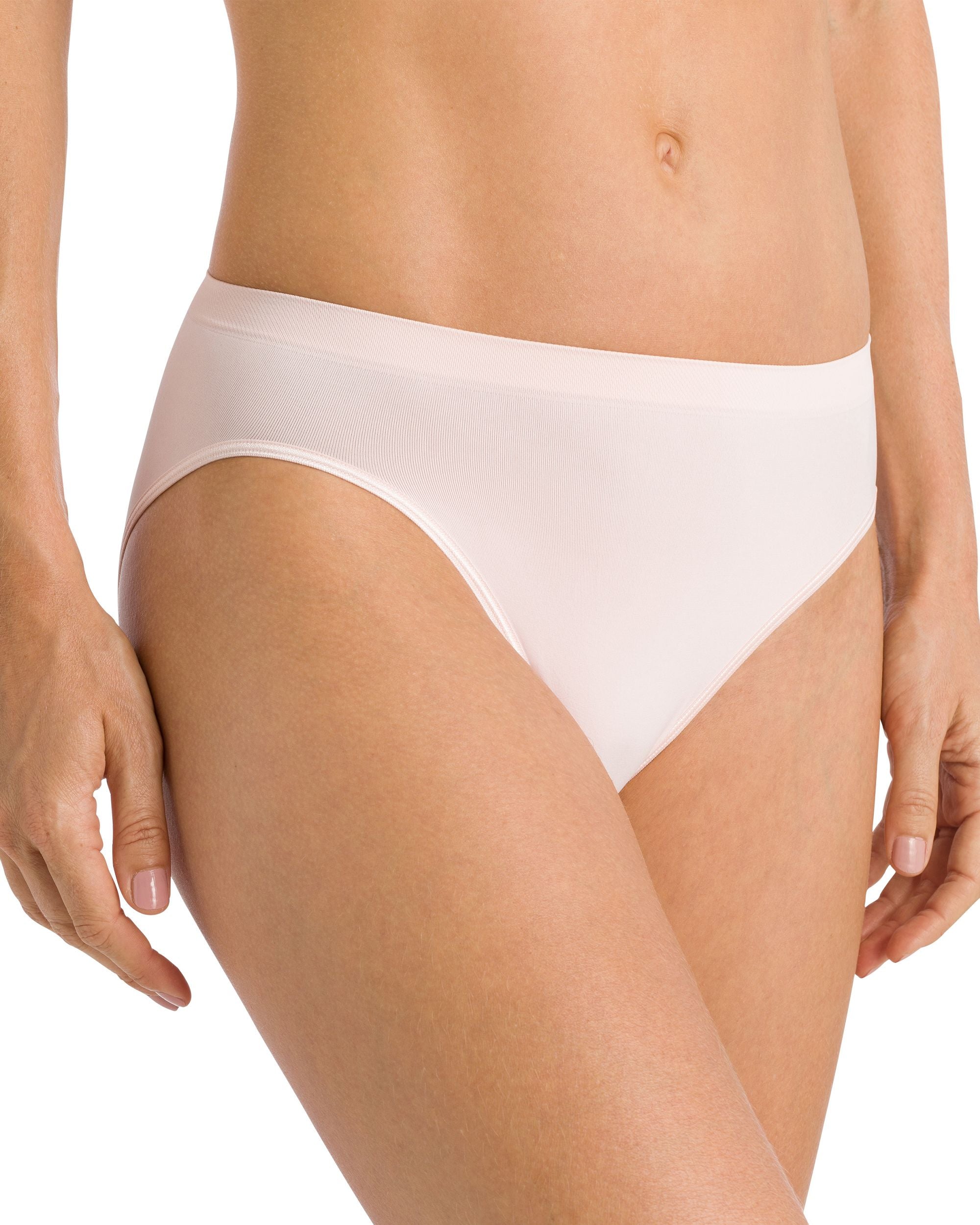 Hanro Touch Feeling Hi Cut Brief in pink