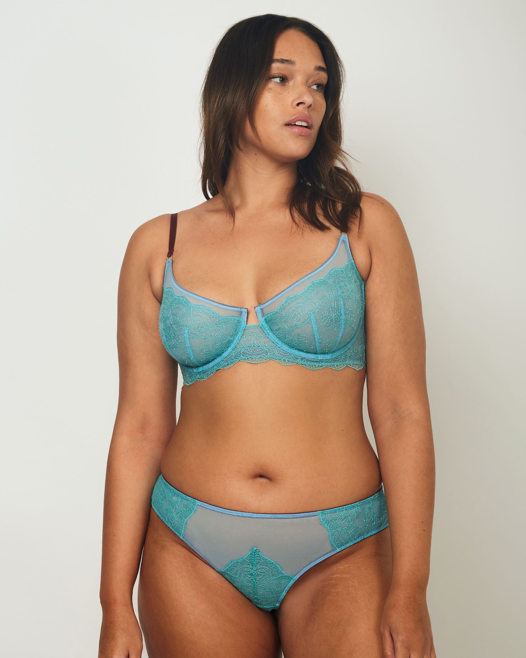 Dora Larsen Ebba Seamless Back Knicker in blue