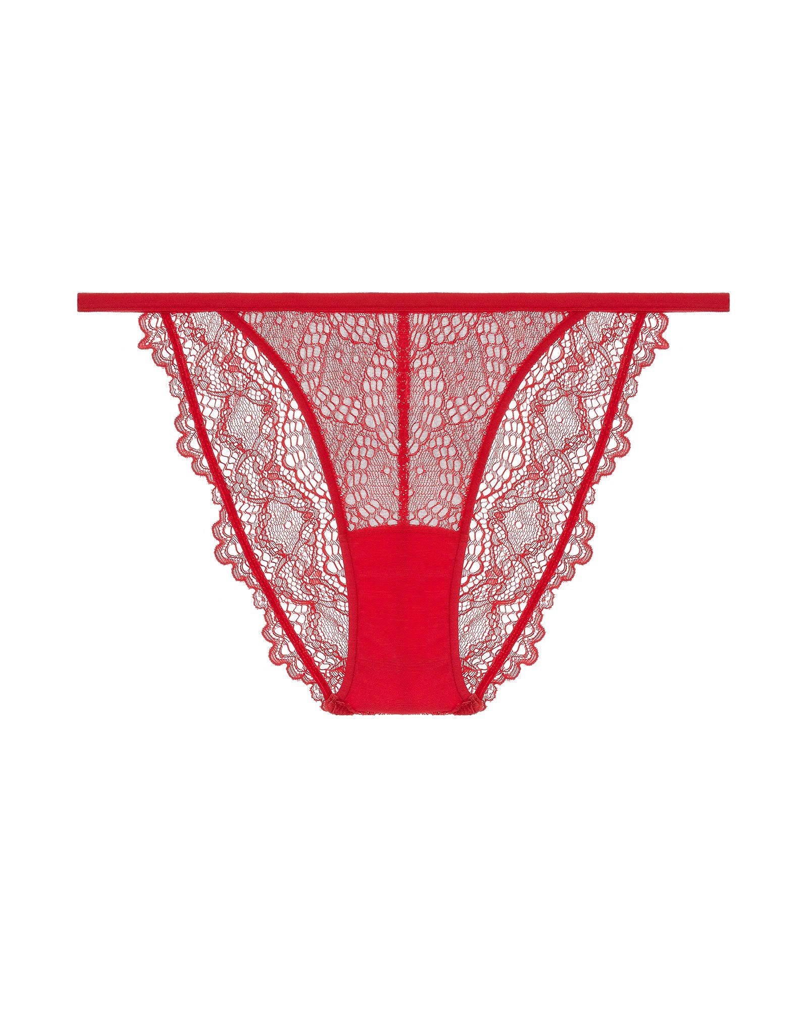 Only Hearts Whisper Sweet Nothings Brazilian Brief in red