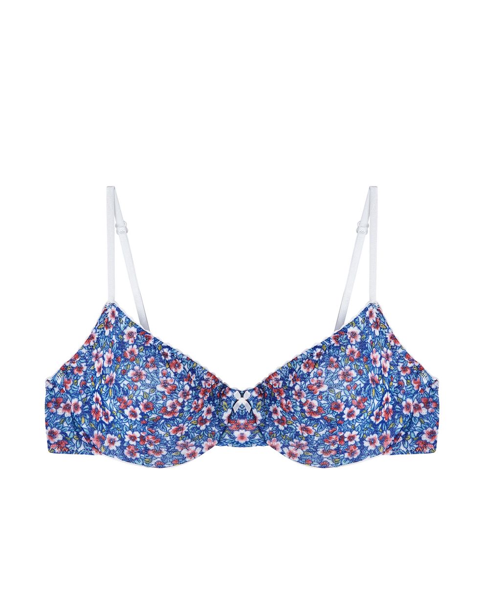 Only Hearts Catskill Summer Tulle Underwire Bra in blue