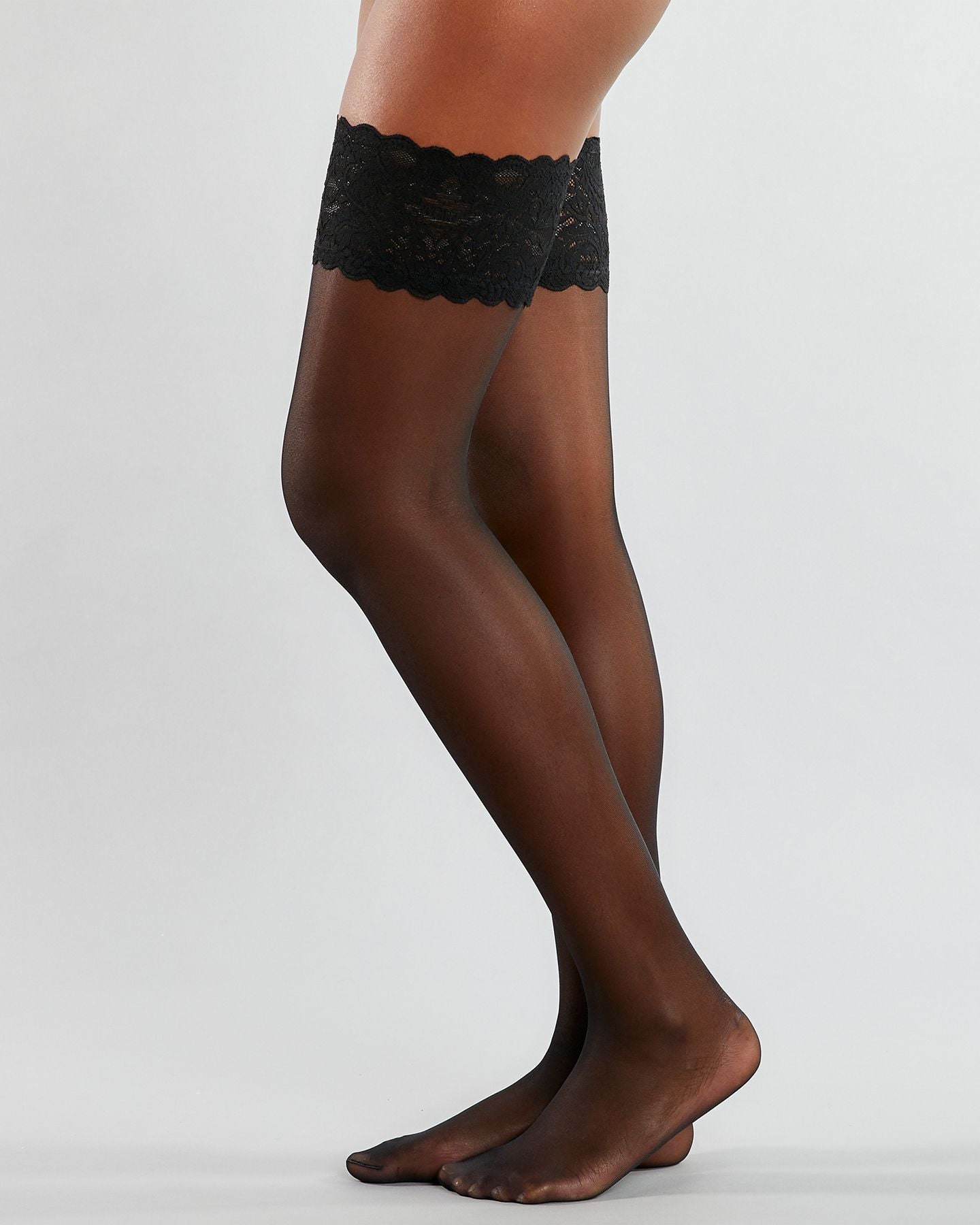 Wolford Satin Touch 20 Stay-Up in black