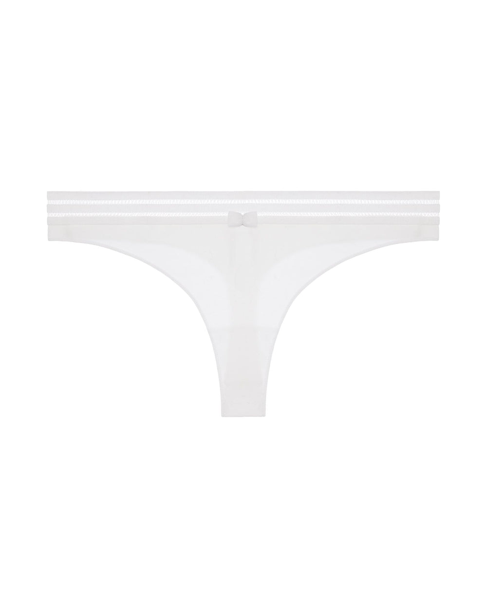 Huit Sweet Cotton Thong in white