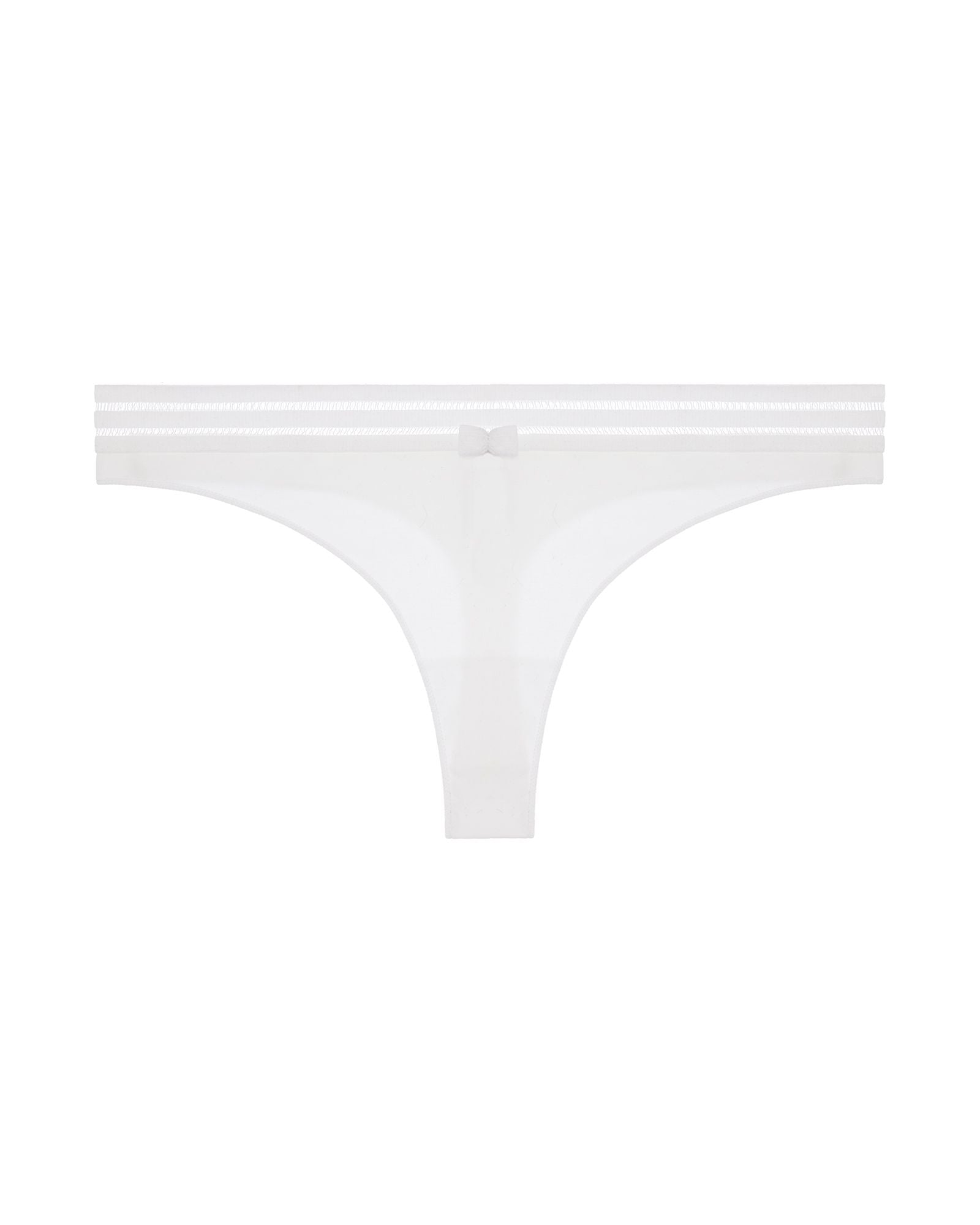 Huit Sweet Cotton Thong in white